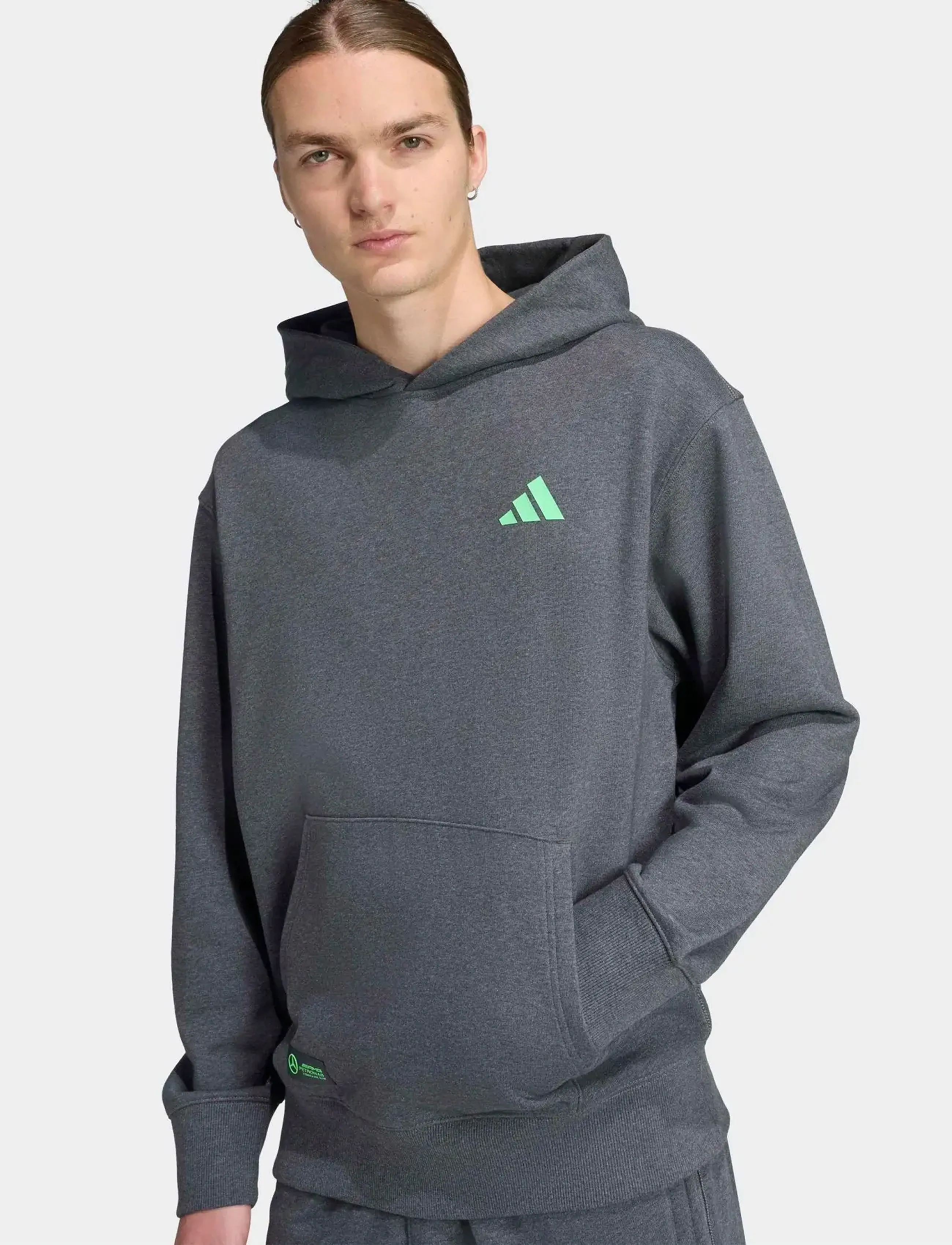 adidas Performance - MER PS HOOD M - kapuzenpullover - dgreyh - 3