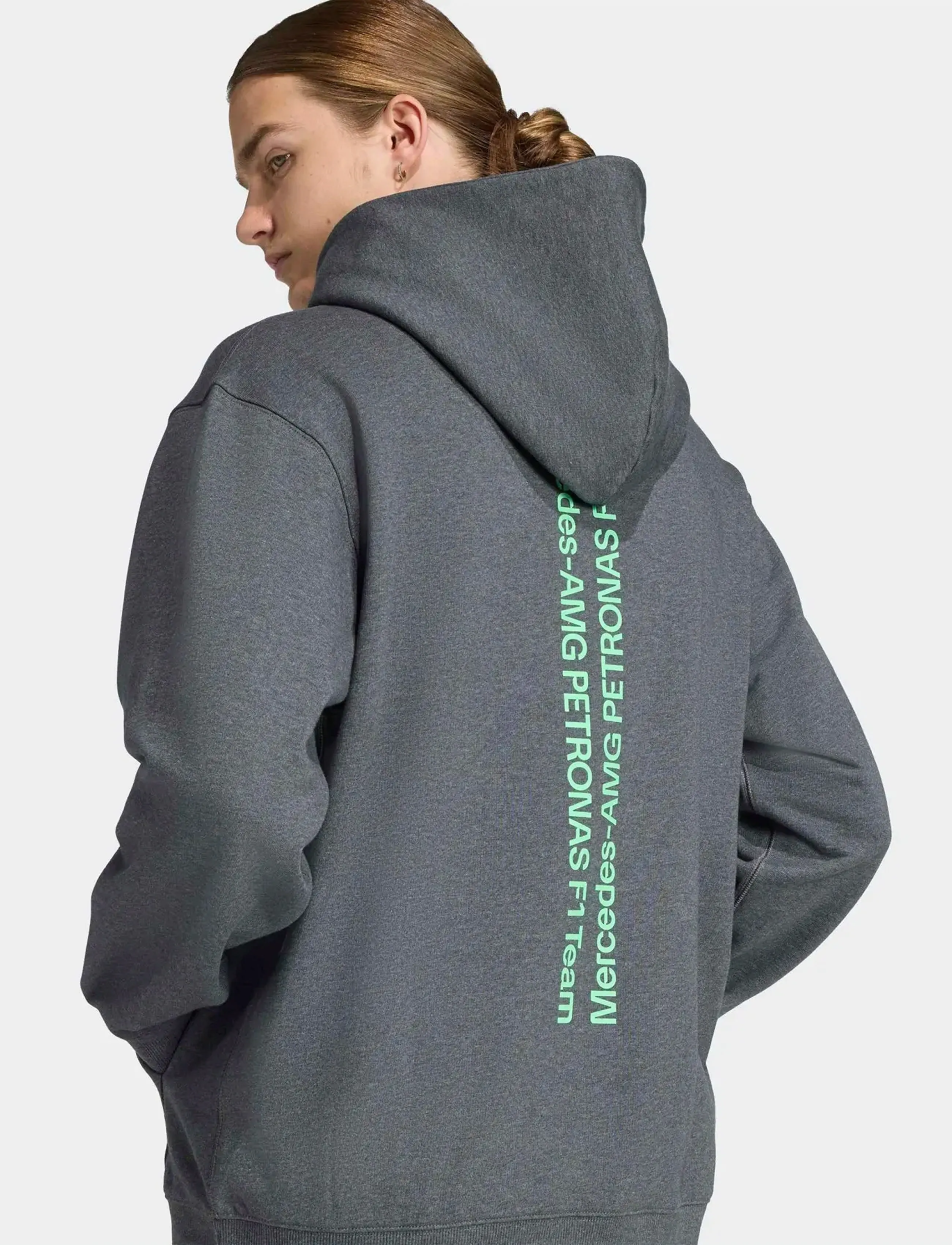 adidas Performance MER PS HOOD M - Gatvės stilius - DGREYH / grey