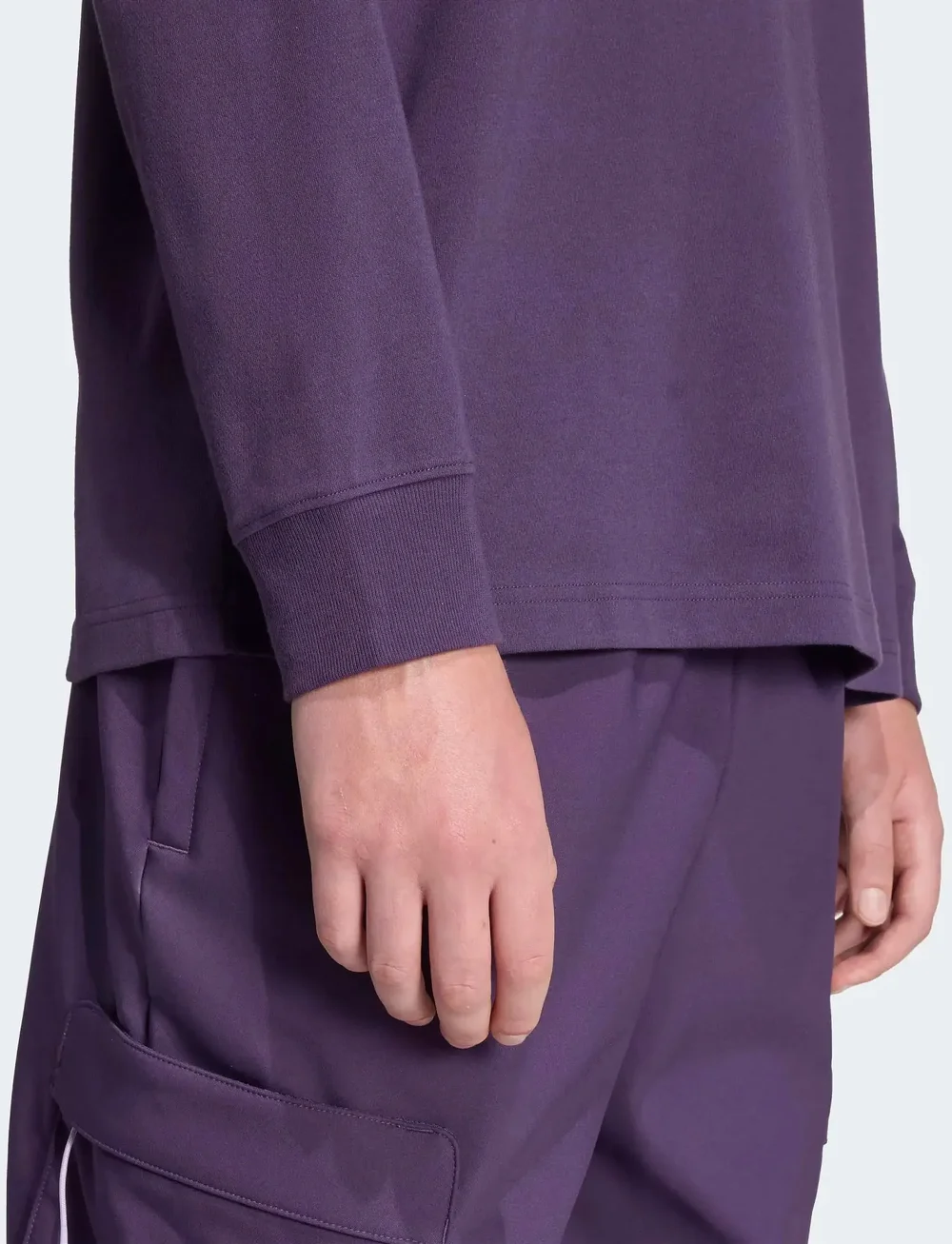 adidas Performance - MER PW TEE LS M - langarmshirts - aurplu - 2