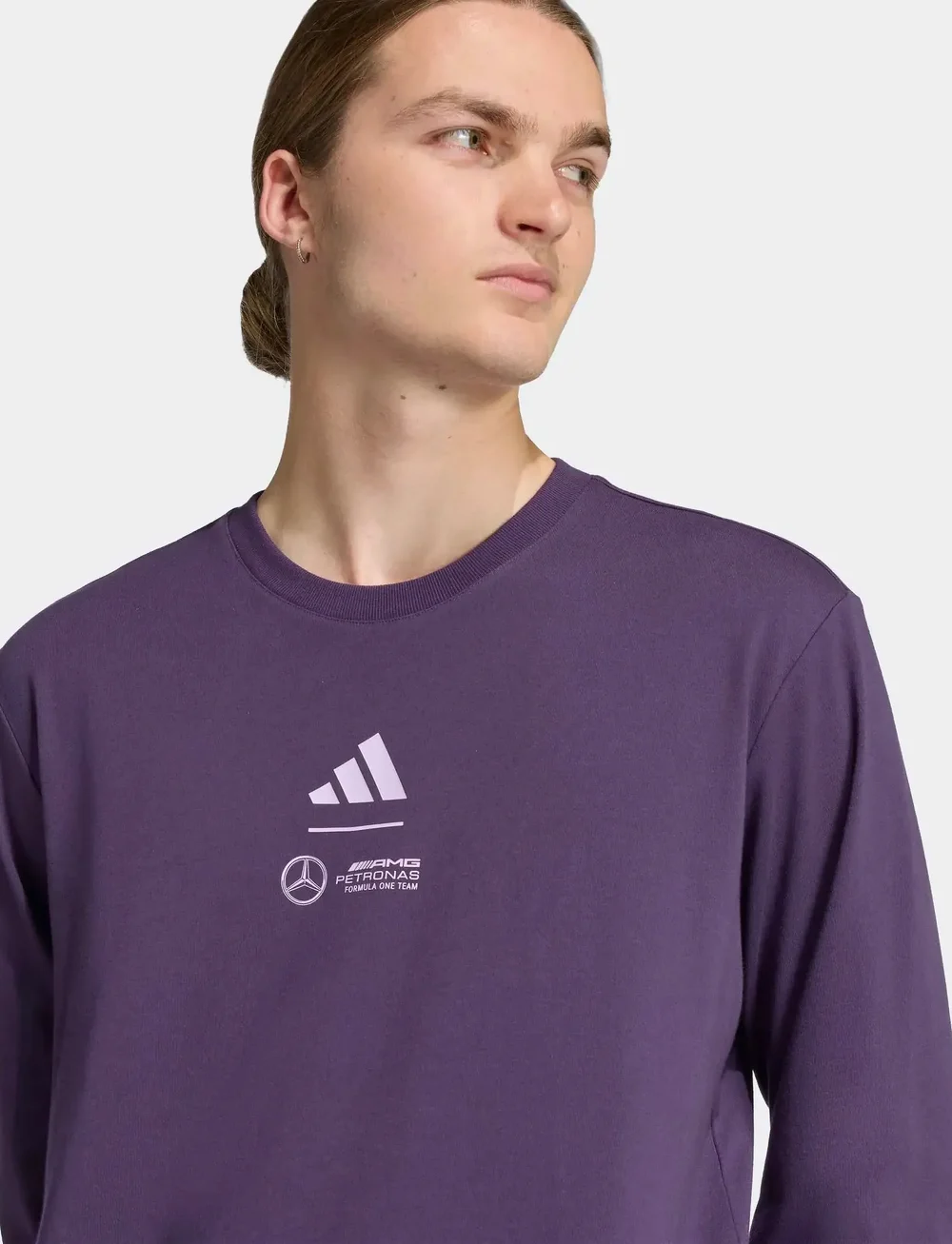 adidas Performance - MER PW TEE LS M - langarmshirts - aurplu - 3