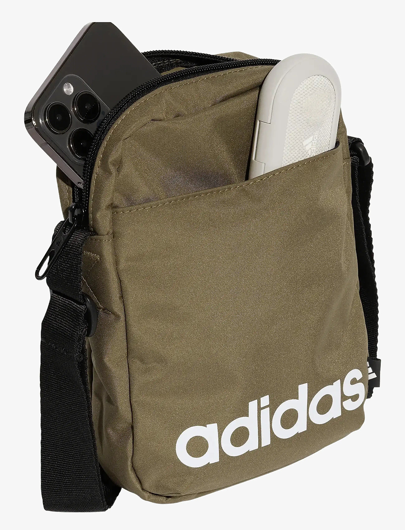 adidas Performance - LINEAR ORG - crossbody- & magväskor - olistr/black/white - 2