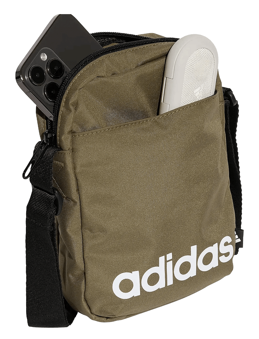adidas Performance - LINEAR ORG - handtaschen & bauchtaschen - olistr/black/white - 2