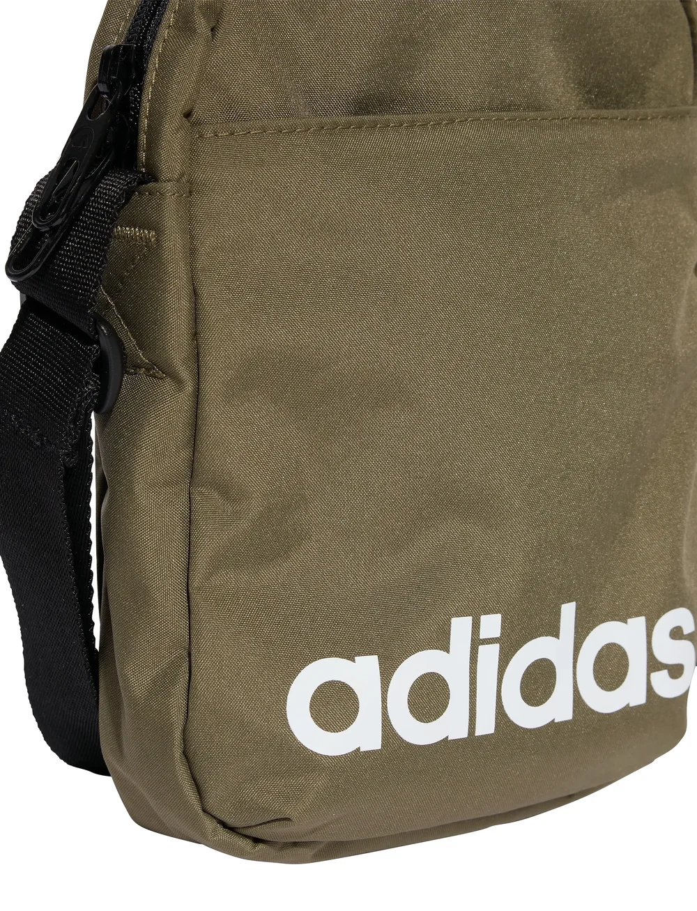 adidas Performance - LINEAR ORG - crossbody & bæltetasker - olistr/black/white - 3