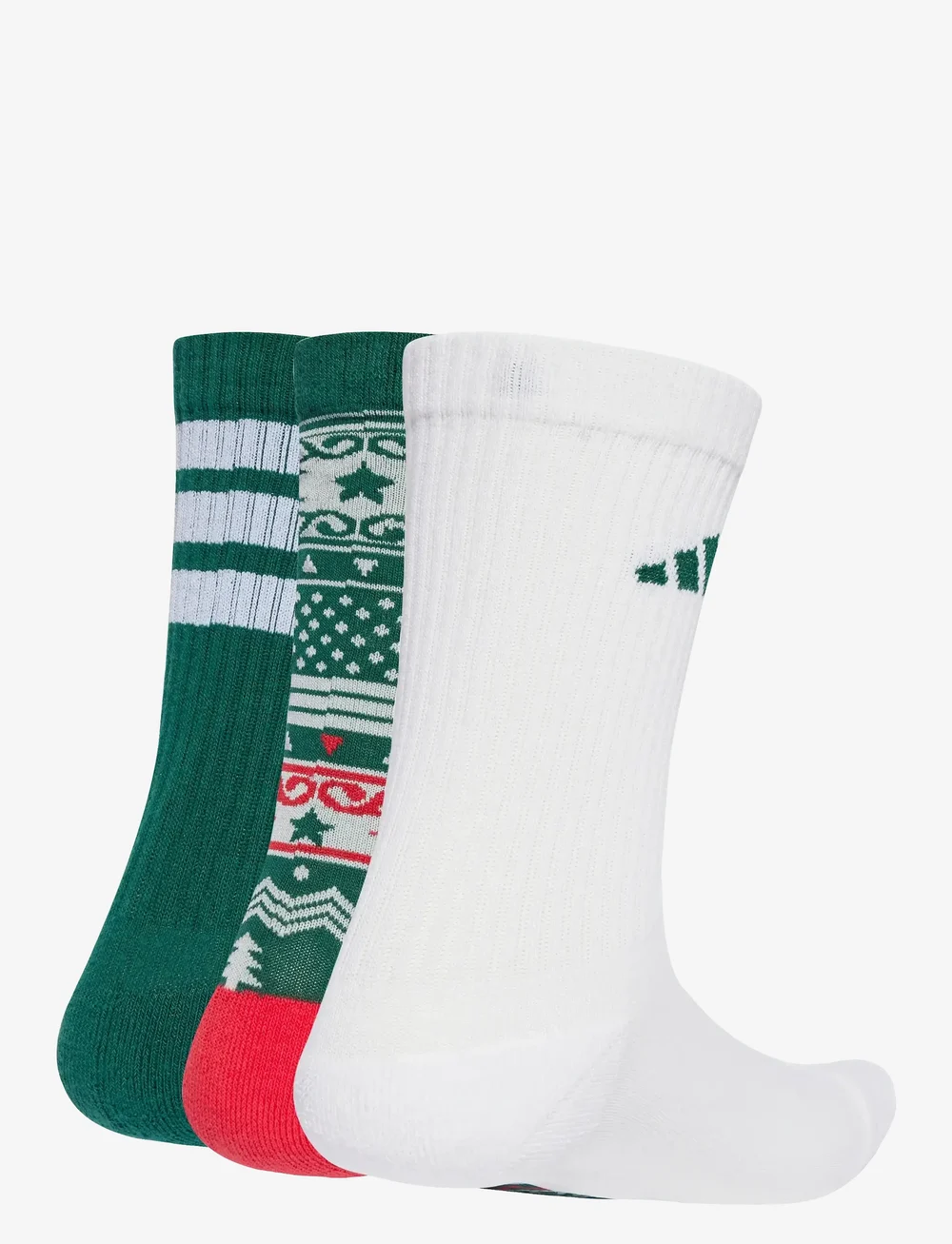 adidas Performance - GFX CREW 3PP - sportstrømper - cgreen/white/purrub - 1