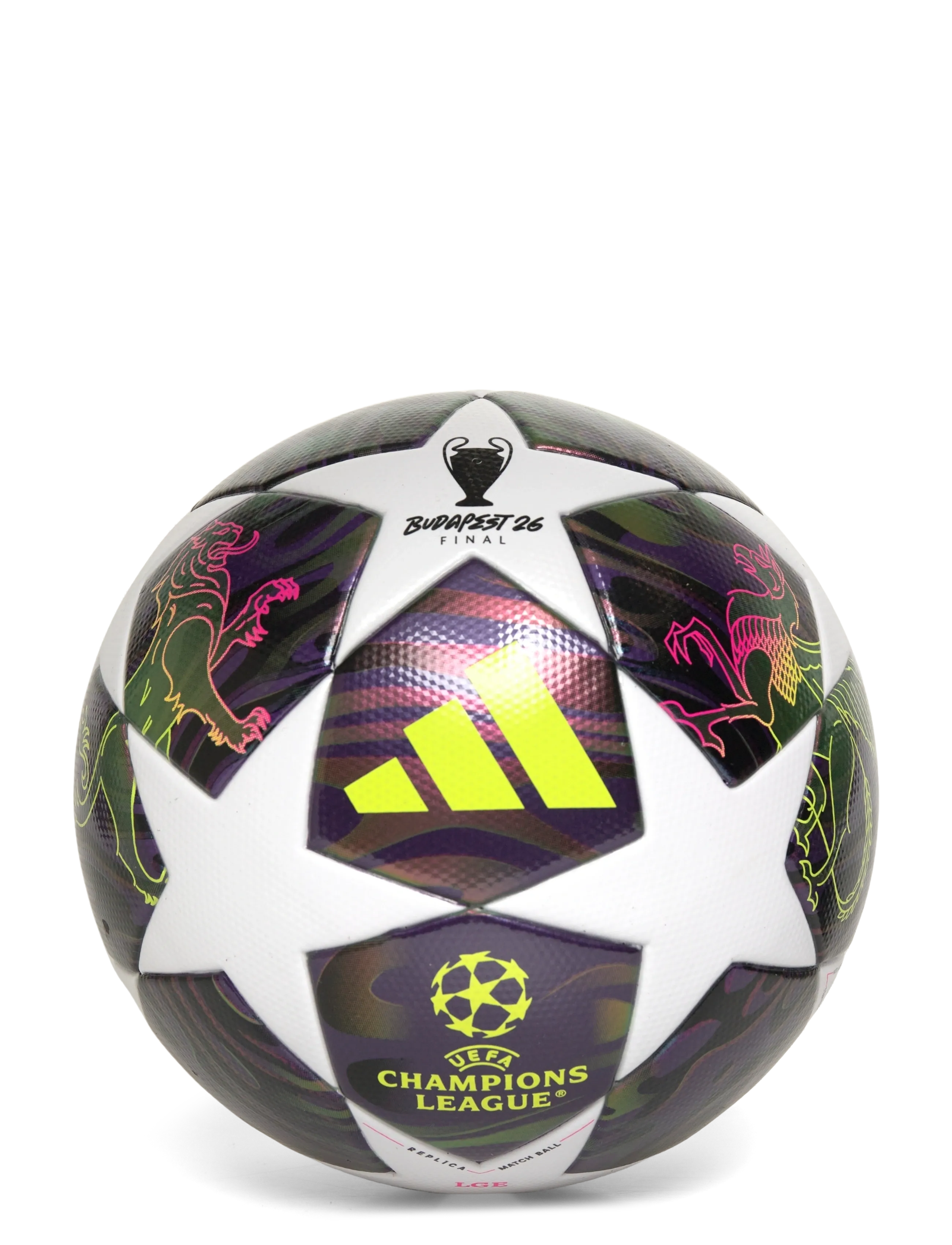 adidas Performance UCL LGE F - Fodboldsudstyr - DPURPL/WHITE/SYELLO / multi