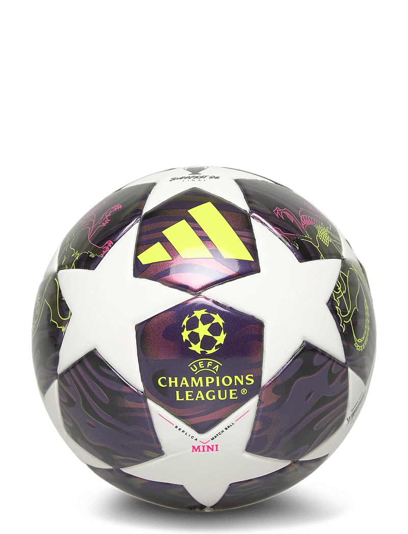 adidas Performance - UCL MINI F - fotbollar - dpurpl/white/syello/s - 0