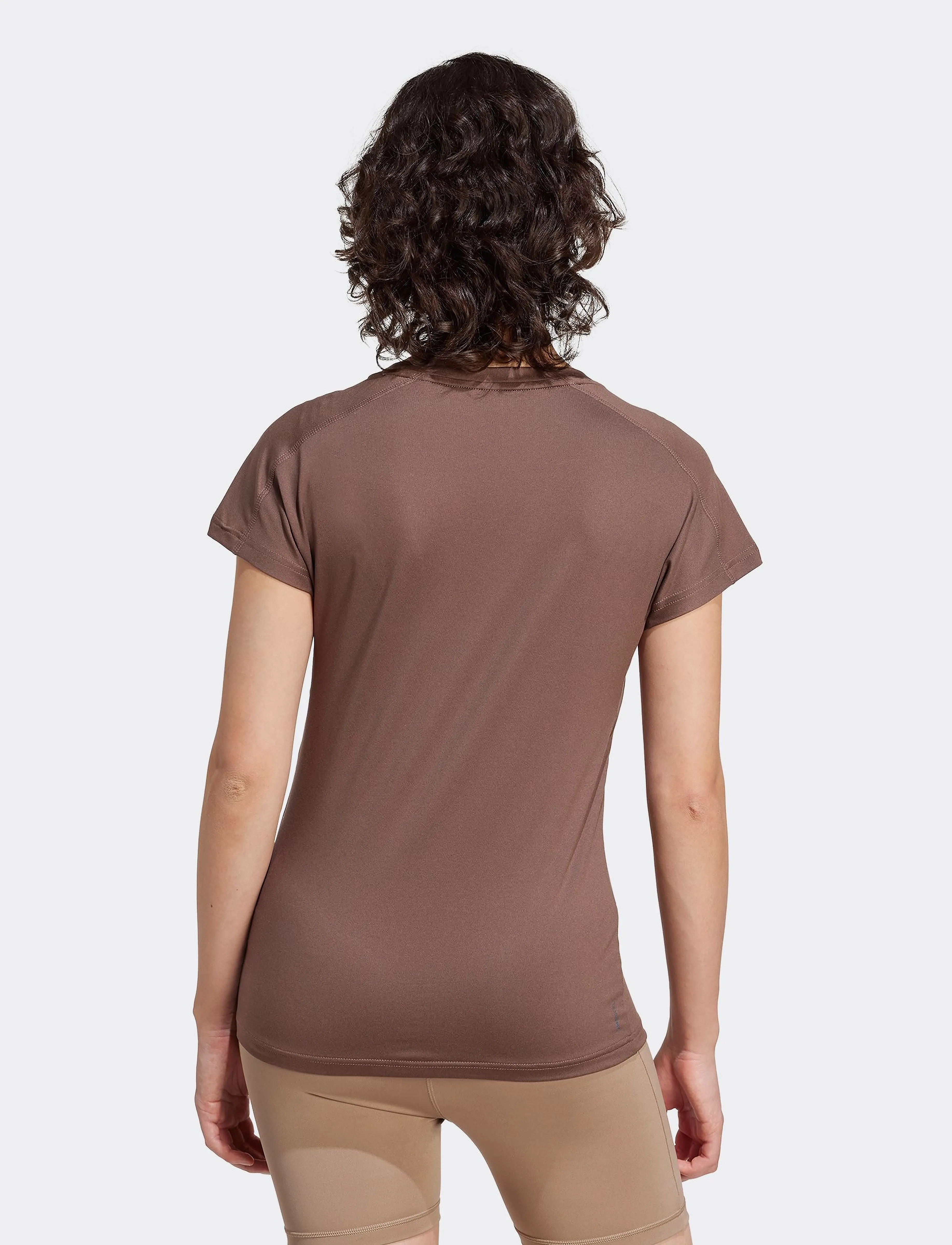 adidas Performance - WE MIN T - t-shirts - earstr/white - 2