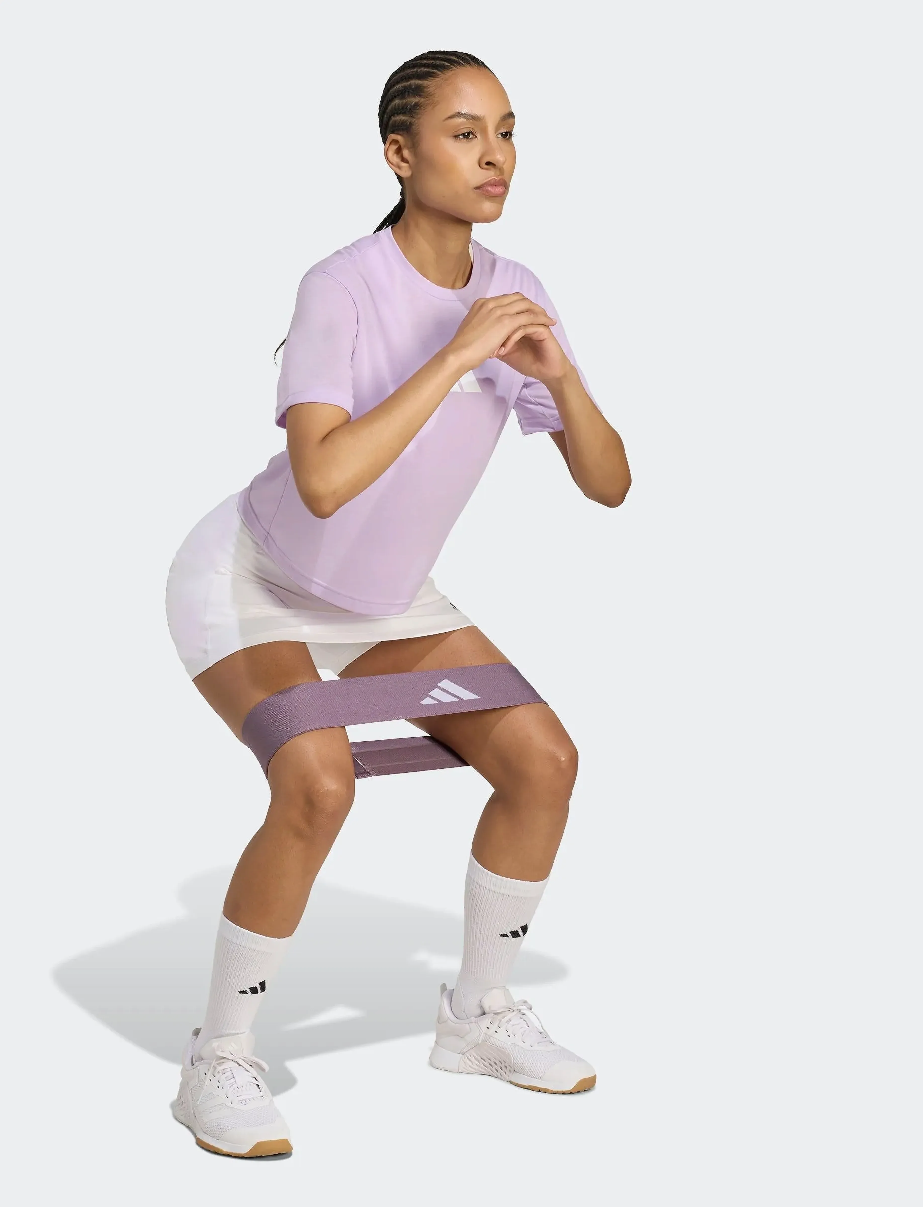 adidas Performance WE BL TEE - T-paidat - POWPLU / purple