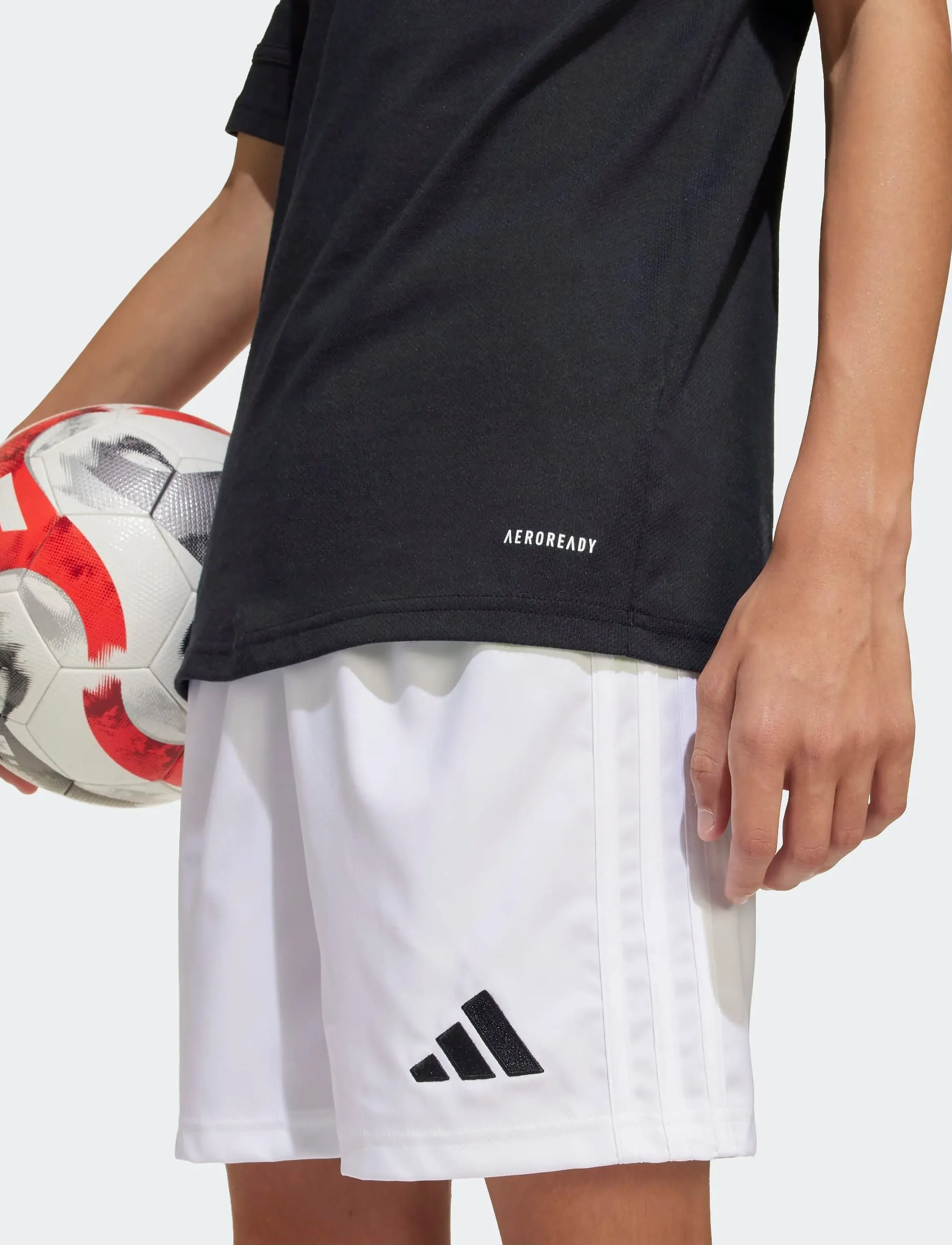 adidas Performance - SQ25 C POLO Y - short-sleeved polos - black/white - 3