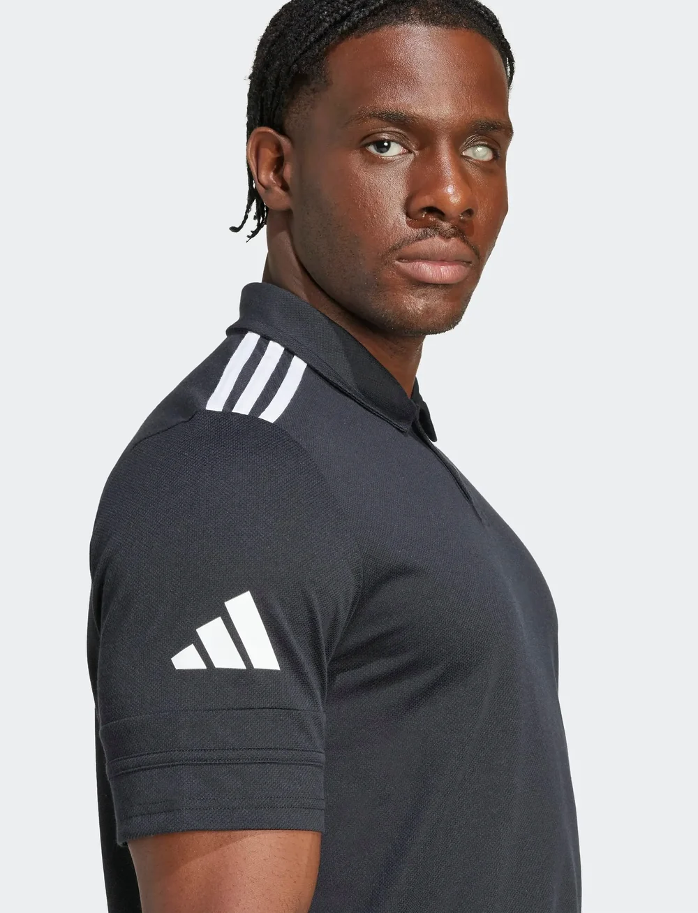 adidas Performance - SQ25 C POLO - poloshirts - black/white - 2