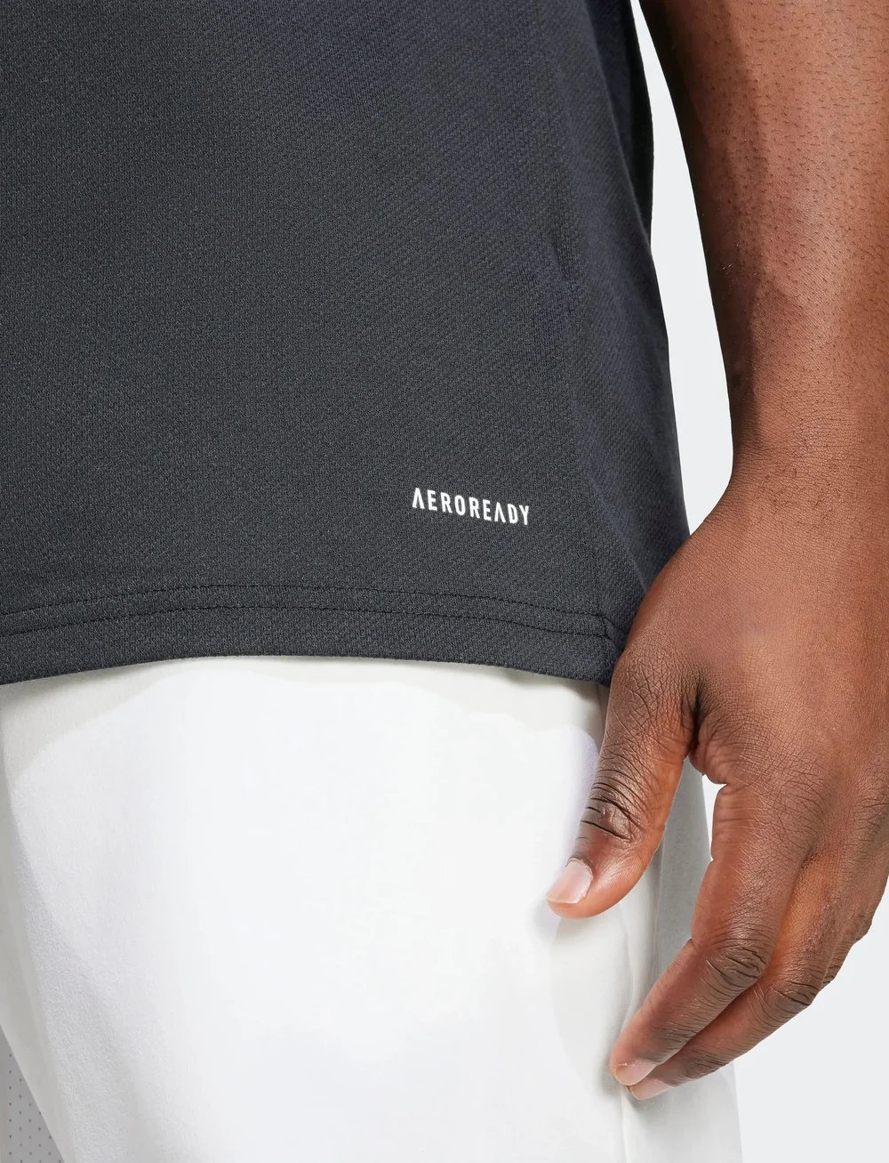 adidas Performance - SQ25 C POLO - poloshirts - black/white - 3