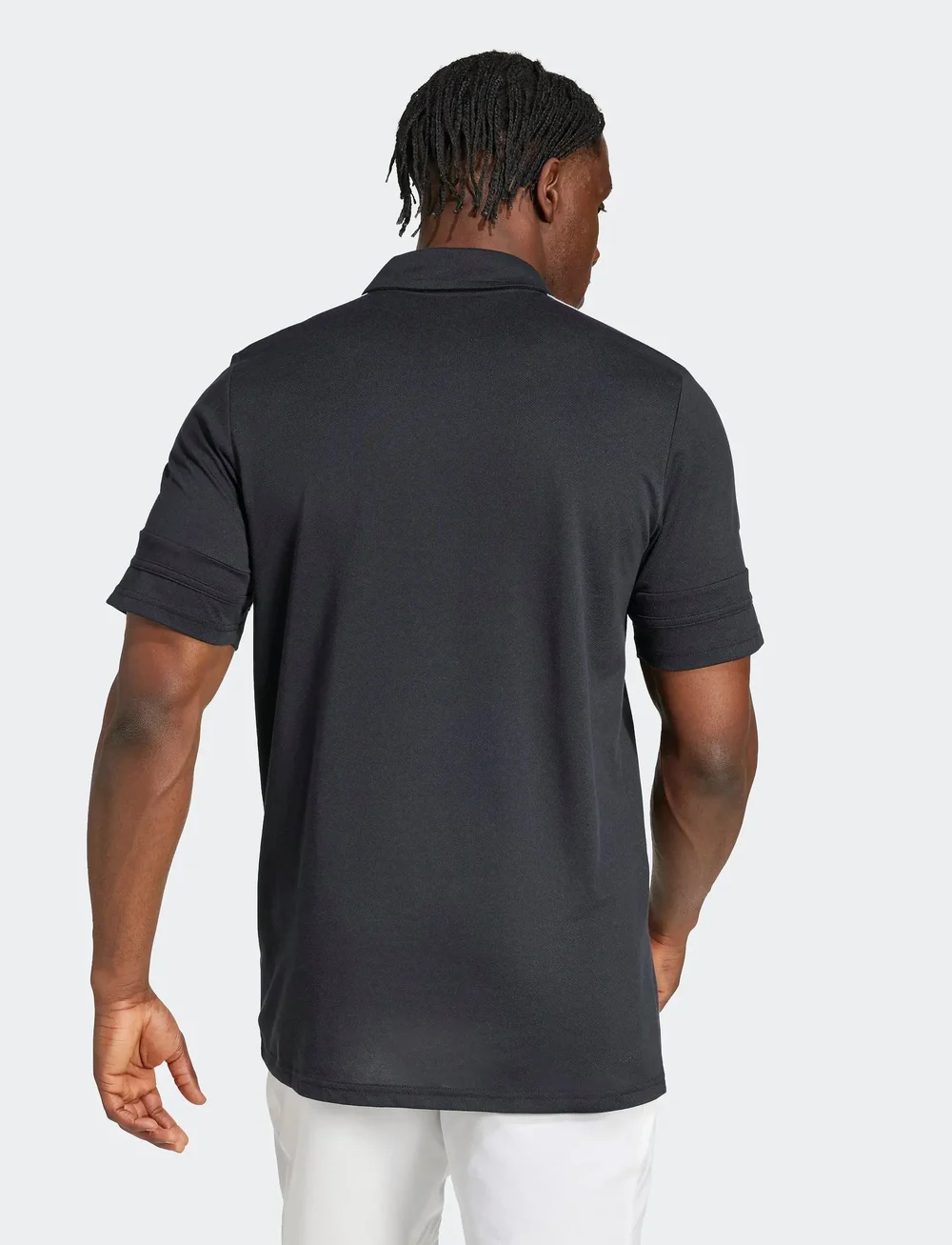 adidas Performance - SQ25 C POLO - poloshirts - black/white - 4