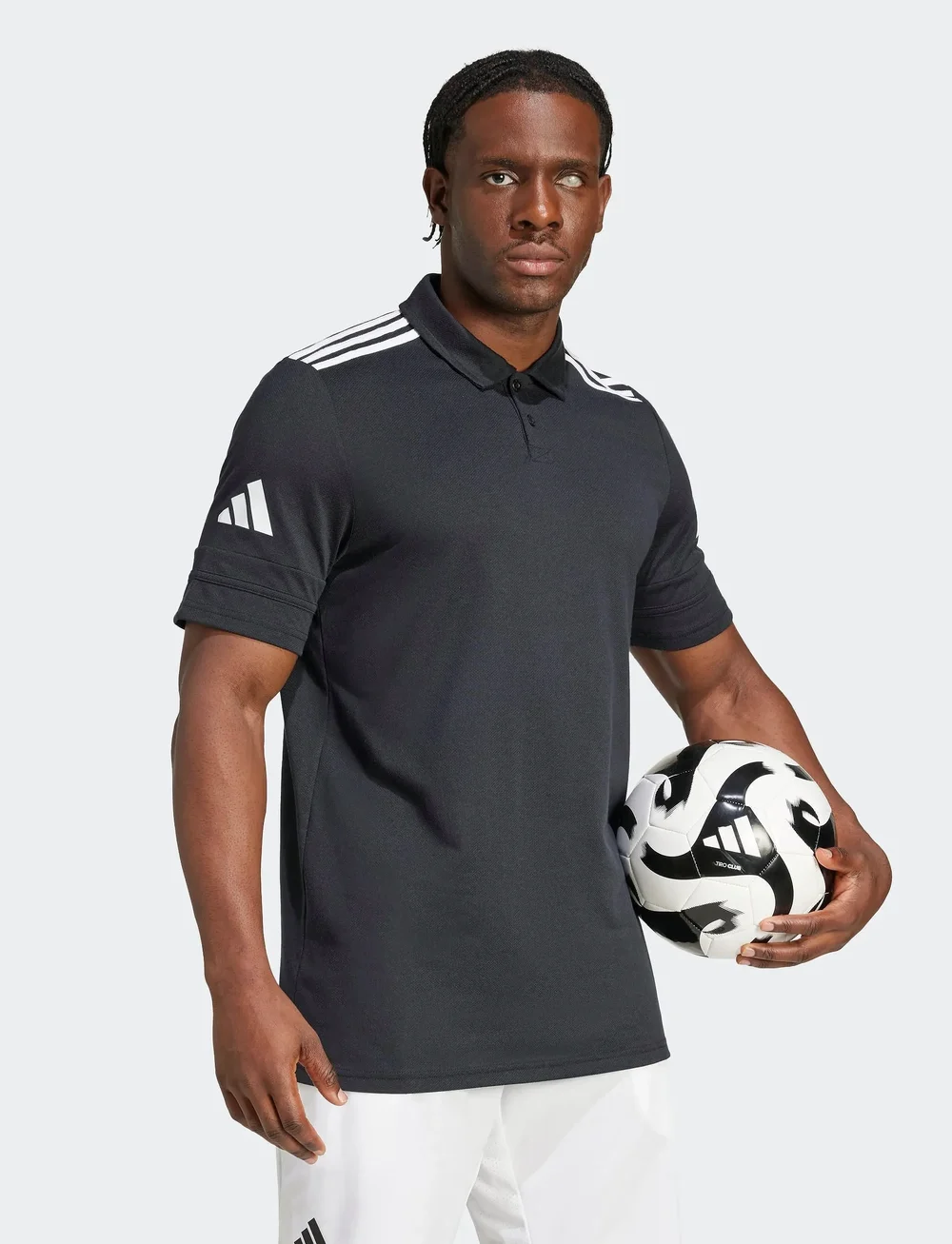 adidas Performance - SQ25 C POLO - poloshirts - black/white - 5