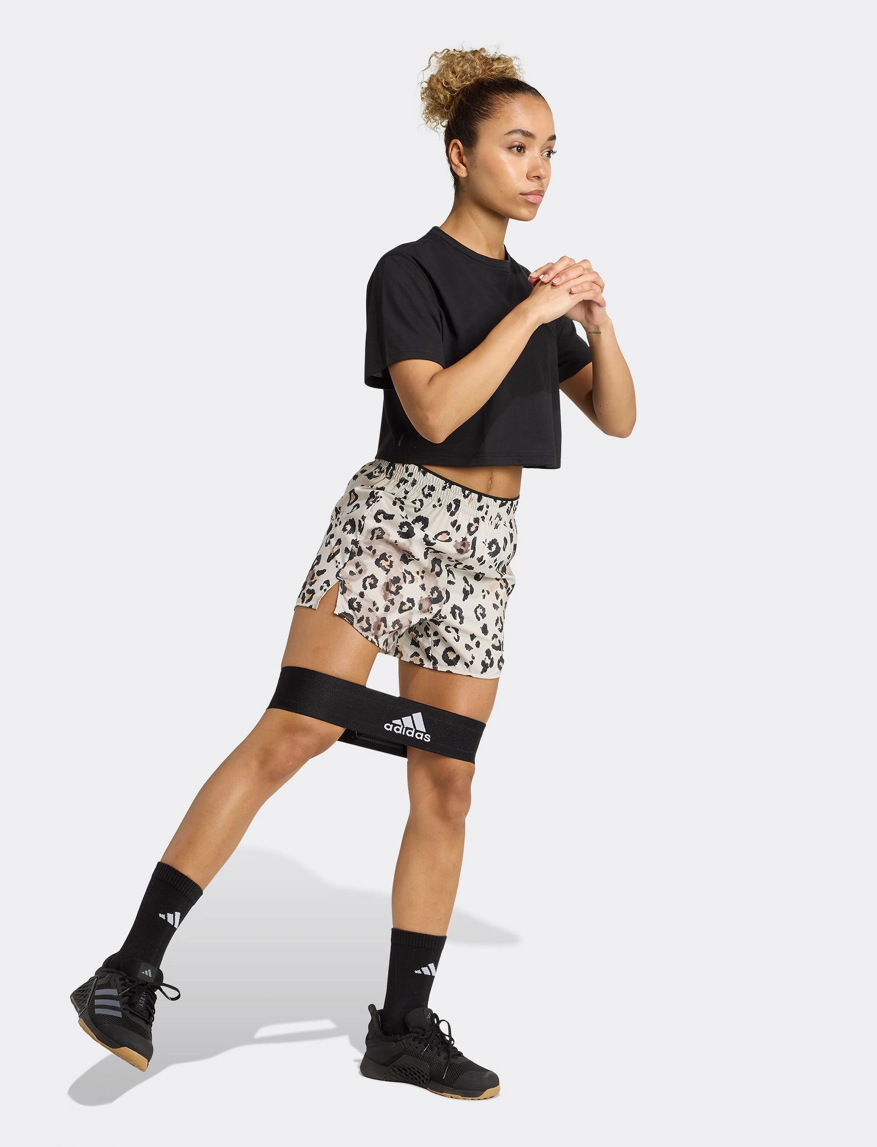 adidas Performance - WE WVN SHRT AOP - träningsshorts - wonalu/print - 3