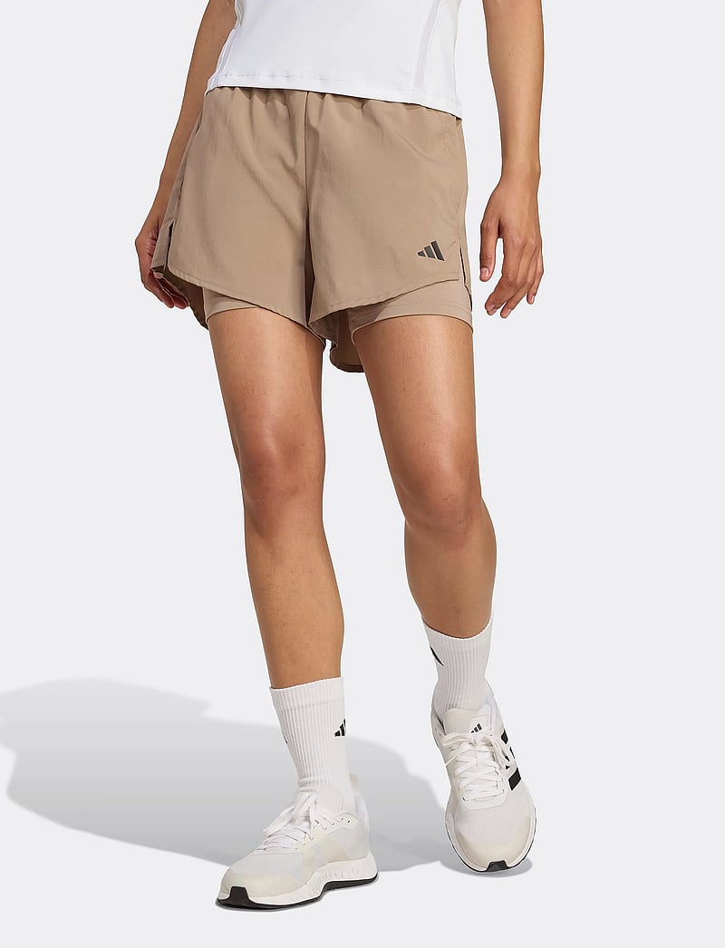 adidas Performance - W MIN 2IN1 SHO - träningsshorts - chabrn/black - 3