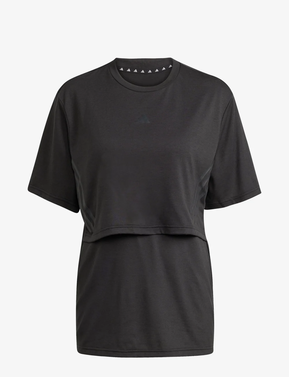adidas Performance - MAT TEE - t-shirts - black/carbon - 1