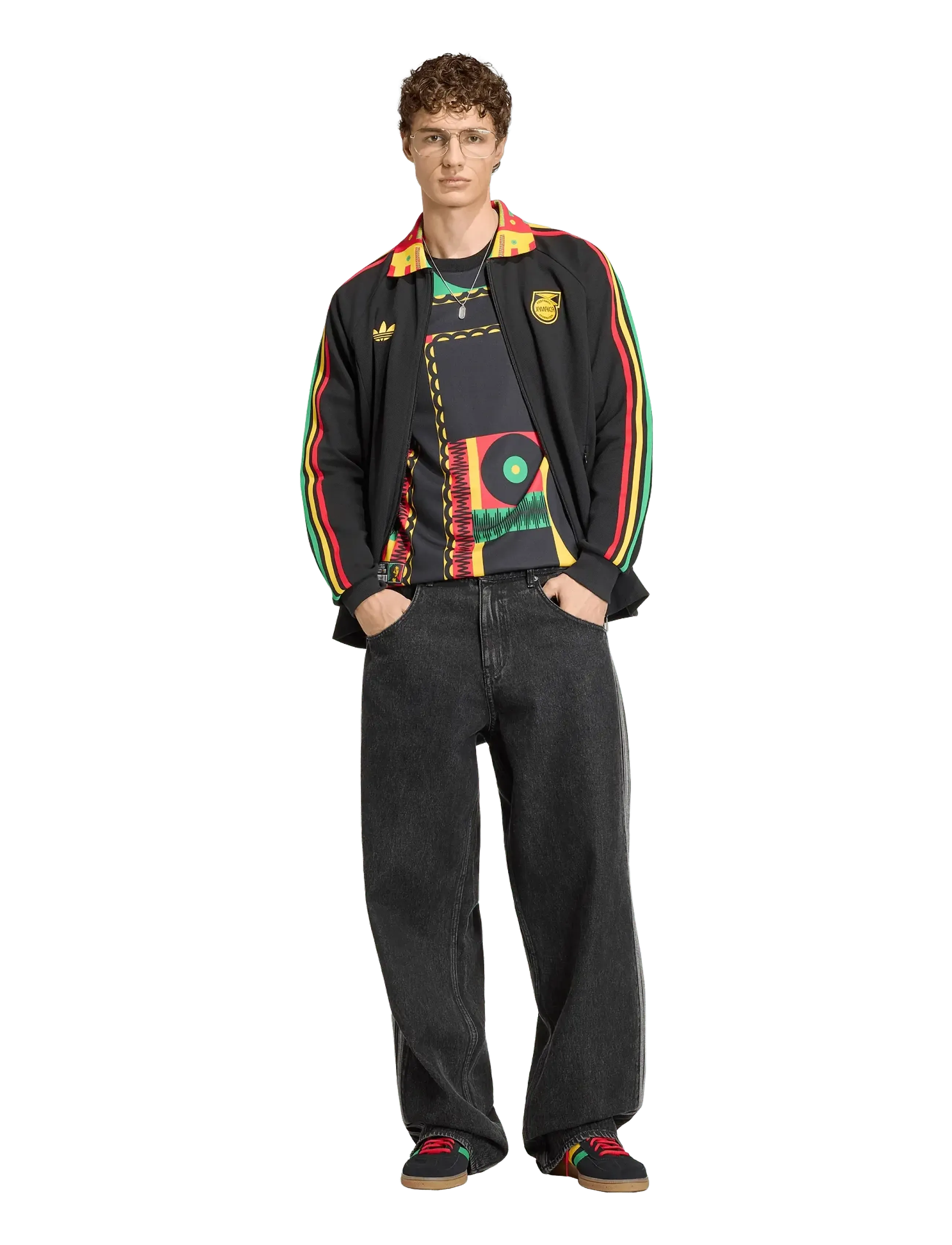 adidas Performance Jff A Og Jk, S, Sport Jackets, Schwarz - Training Männerswear