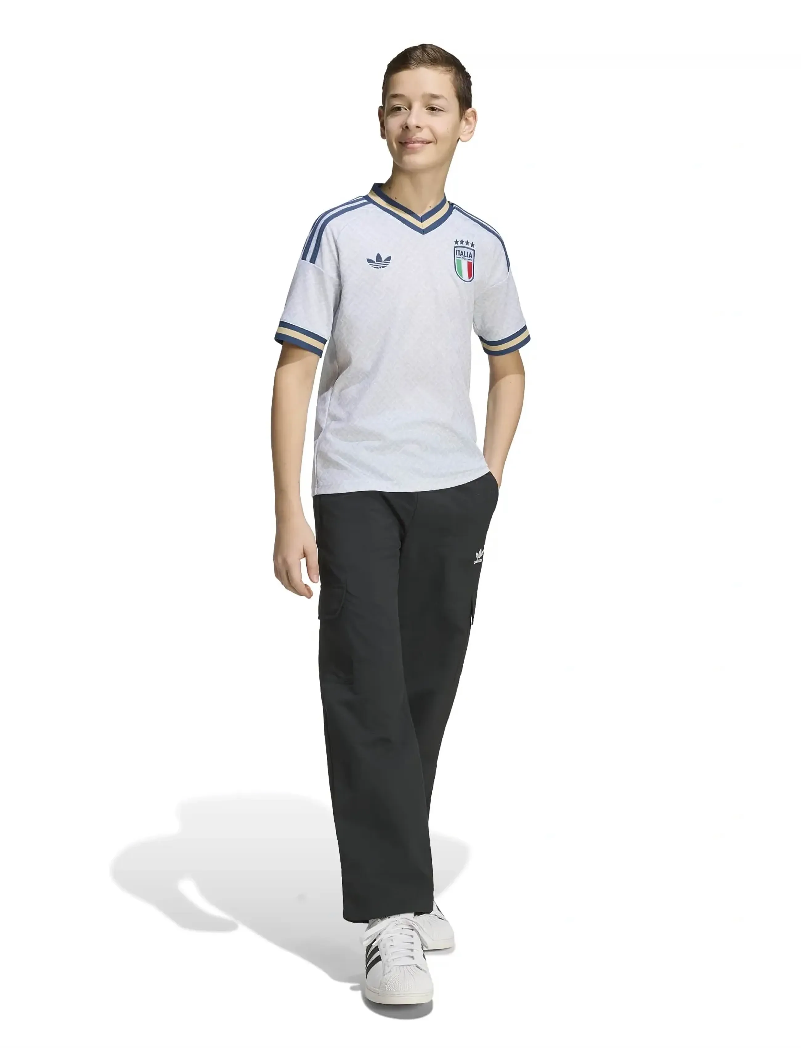 adidas Performance - FIGC A JSY Y - sportoberteile - aerblu - 4