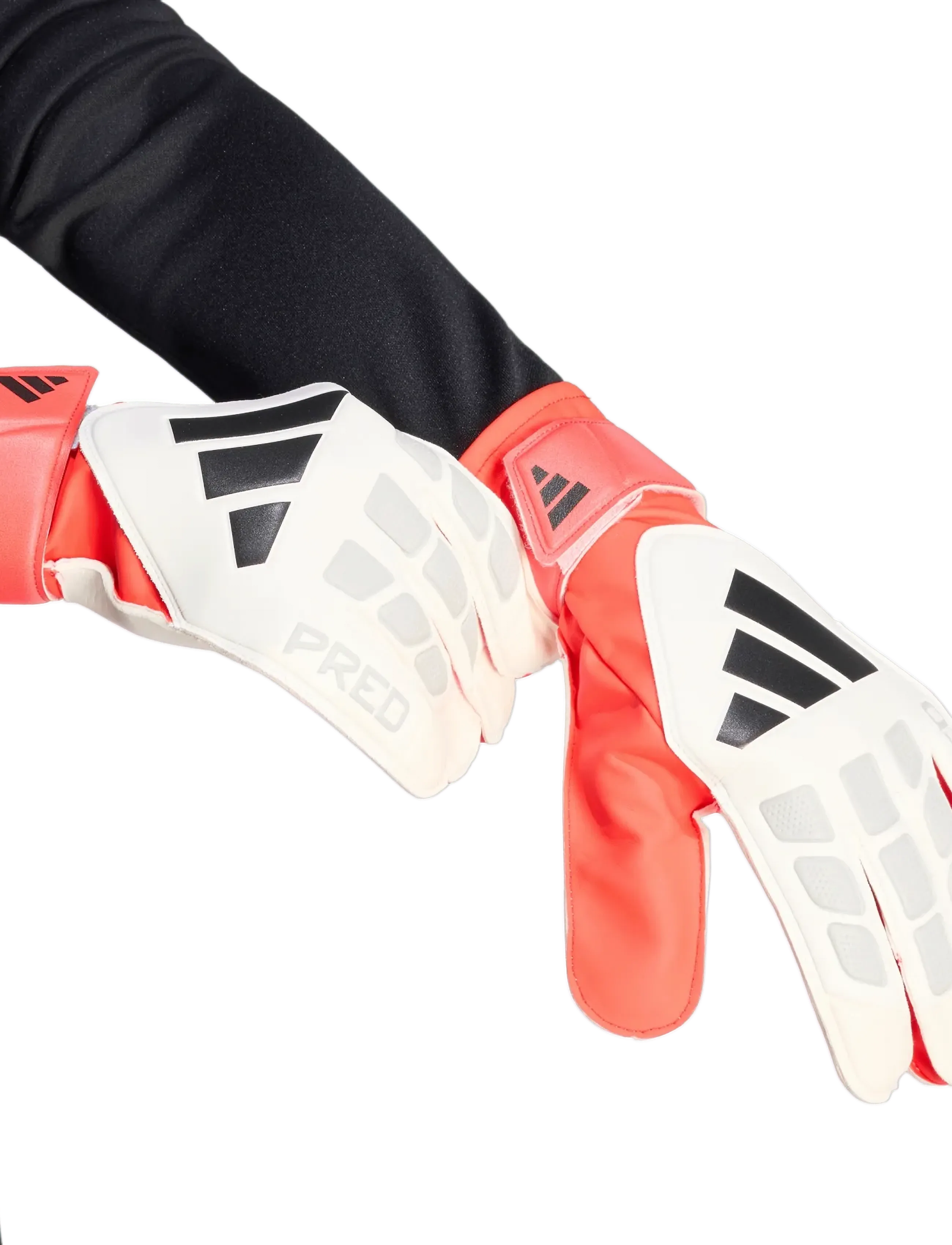 adidas Performance - PRED GL TRN - fodboldhandsker - white/lucred/black - 2