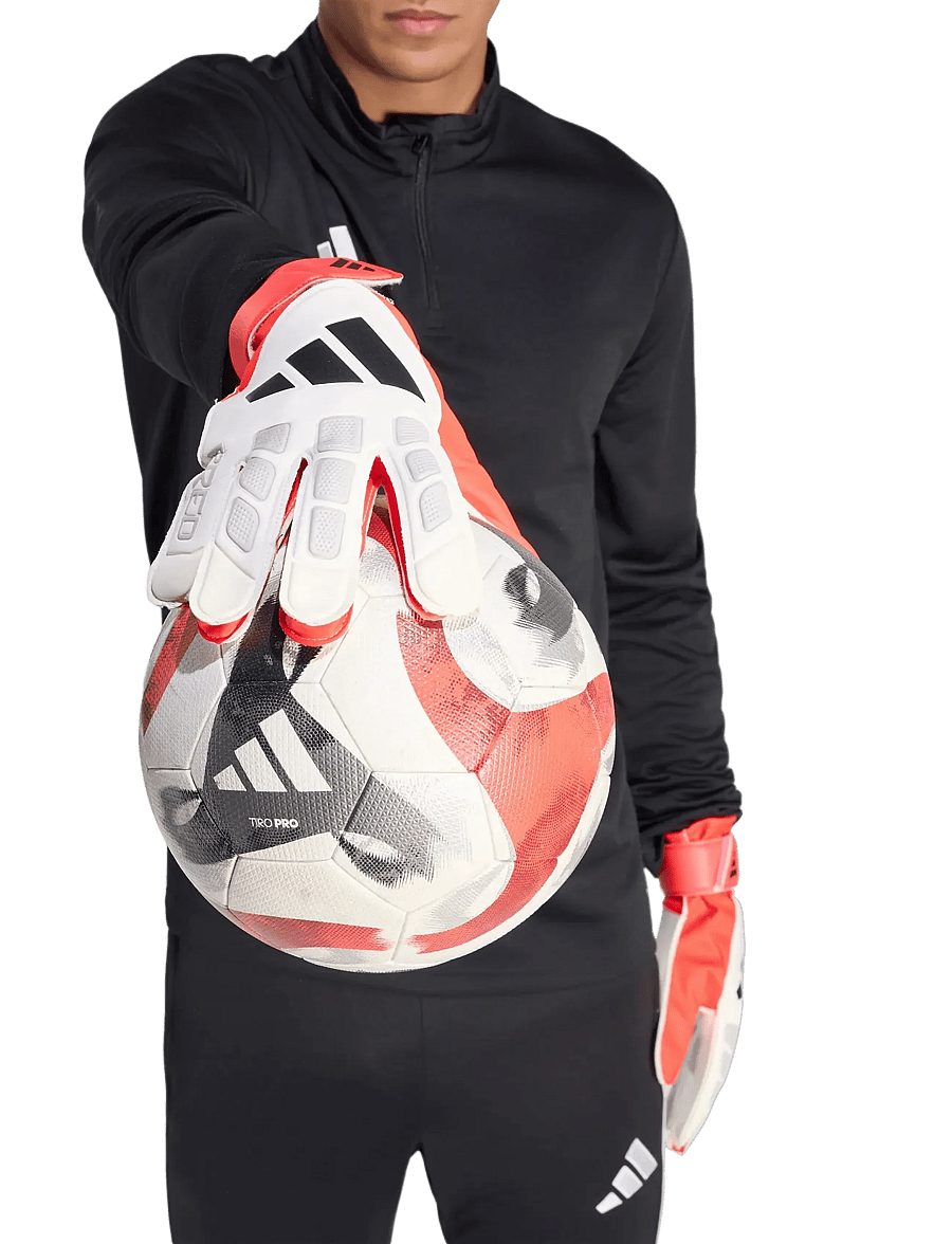 adidas Performance - PRED GL TRN - fußballhandschuhe - white/lucred/black - 4