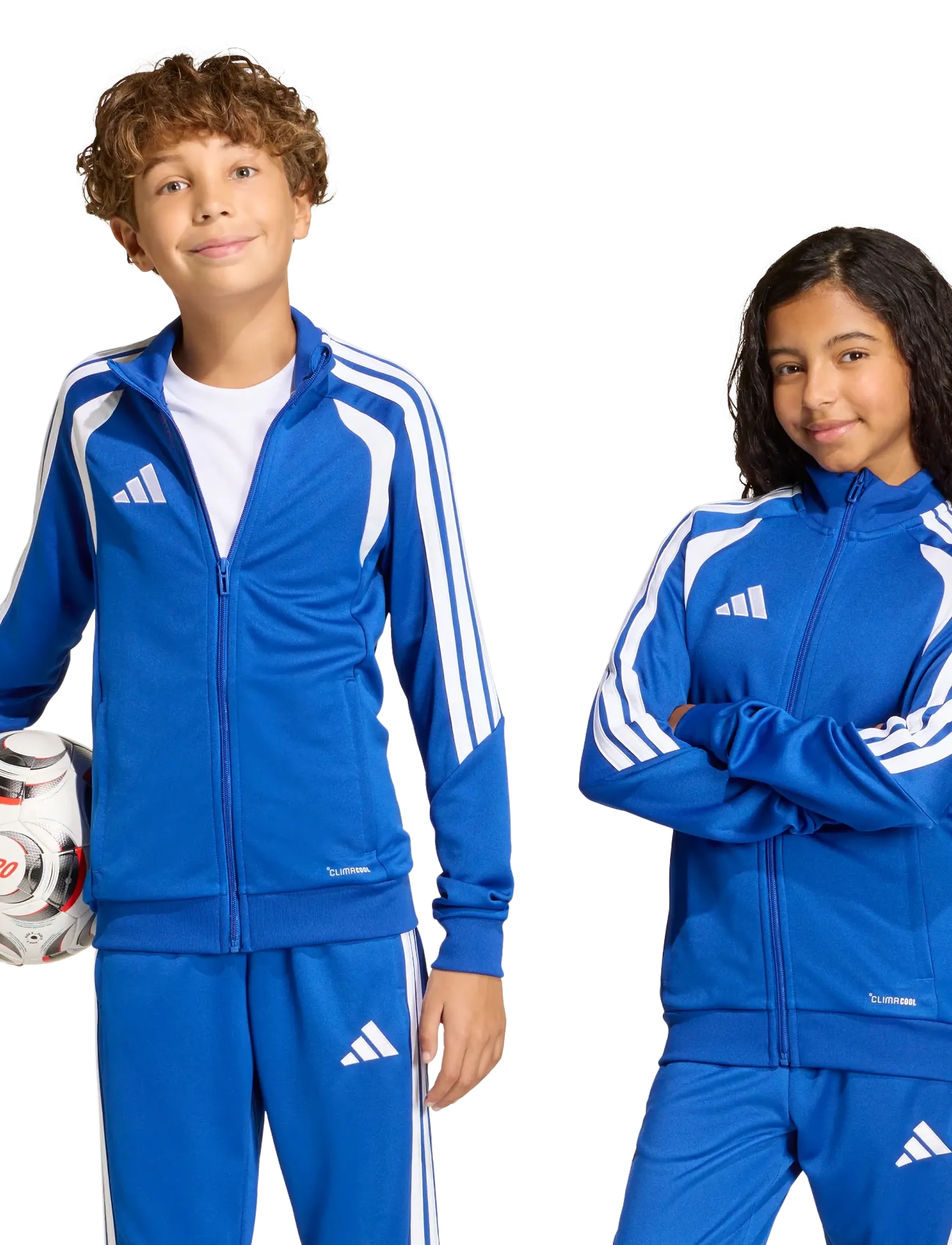 adidas Performance - TIRO26L TR JKTY - sweatshirts - royblu/white - 4