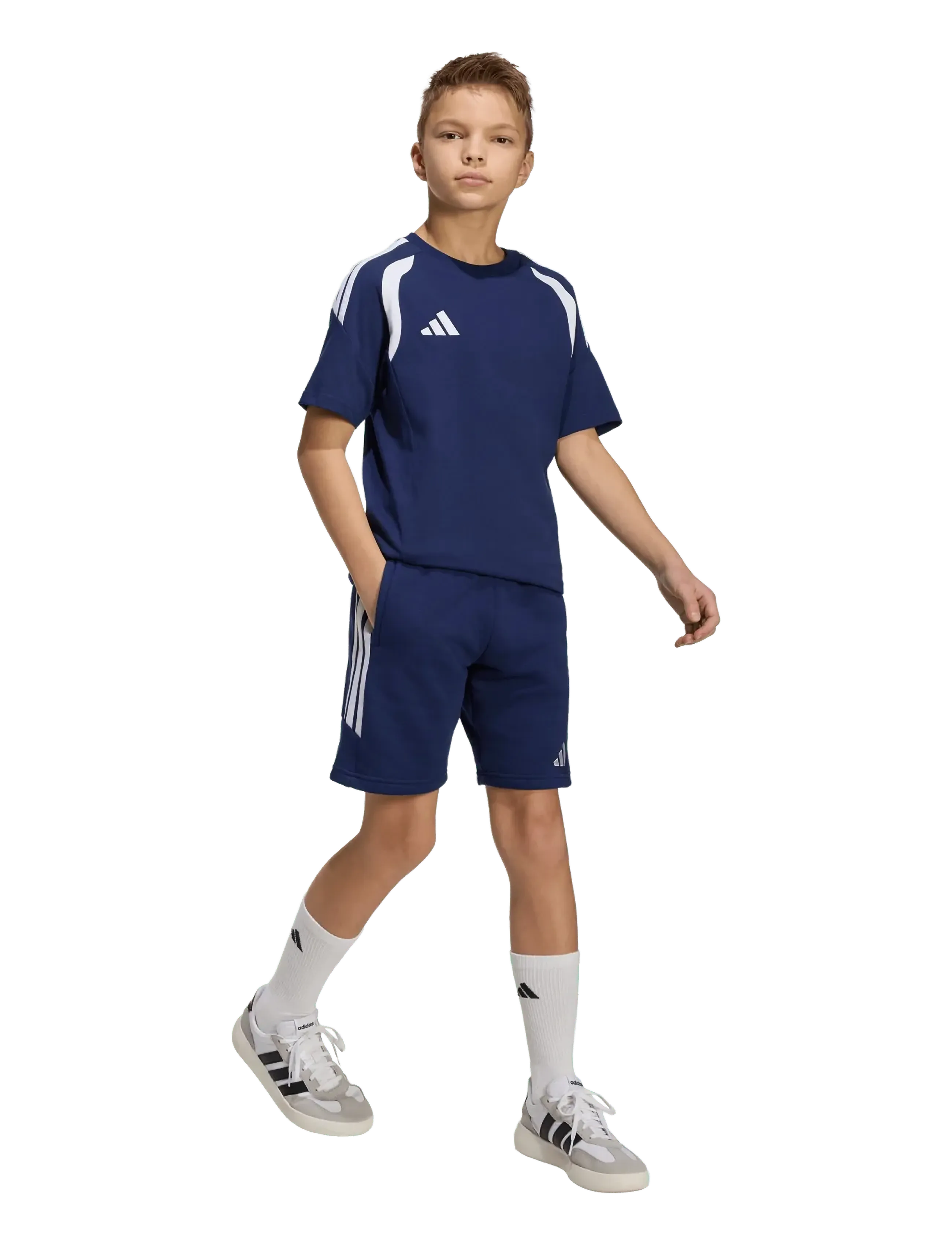 adidas Performance TIRO26L SW TEEY - T-Shirts - TENABL/WHITE / navy