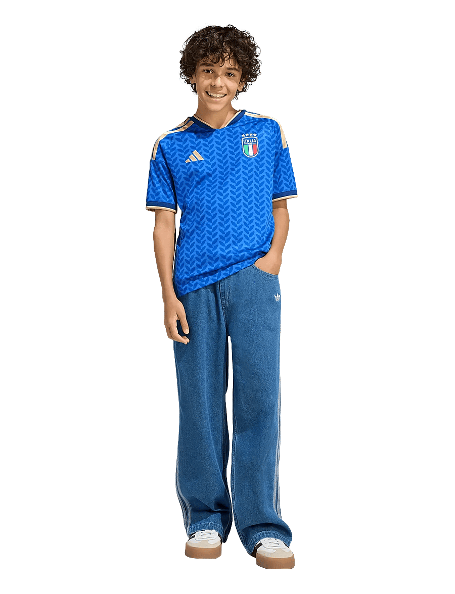 adidas Performance - FIGC H JSY Y - sportoberteile - boblue - 0