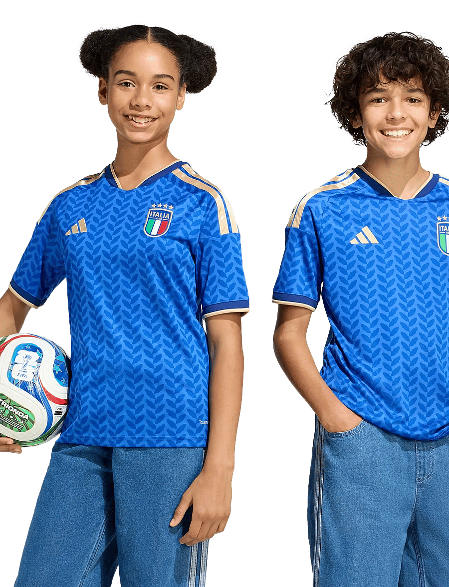 adidas Performance - FIGC H JSY Y - sportoberteile - boblue - 3