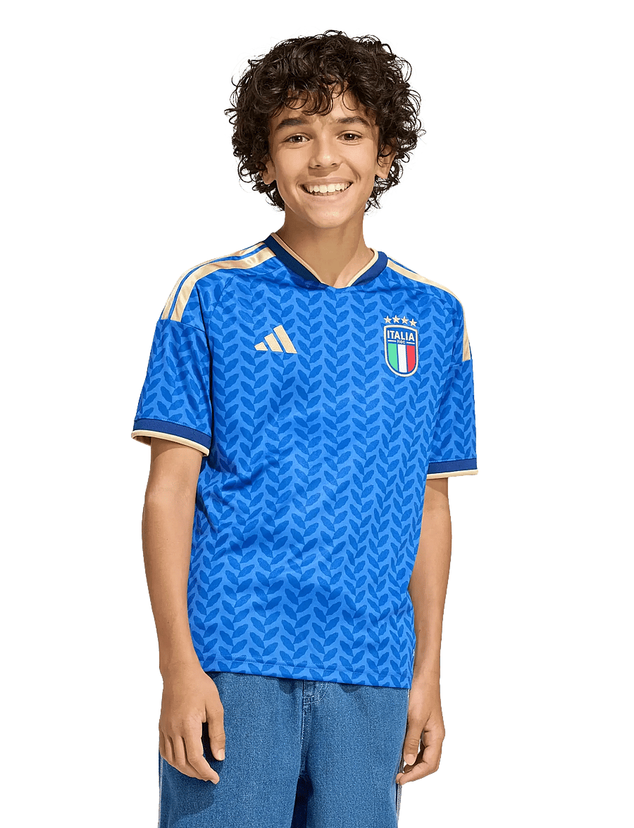 adidas Performance - FIGC H JSY Y - sportoberteile - boblue - 5