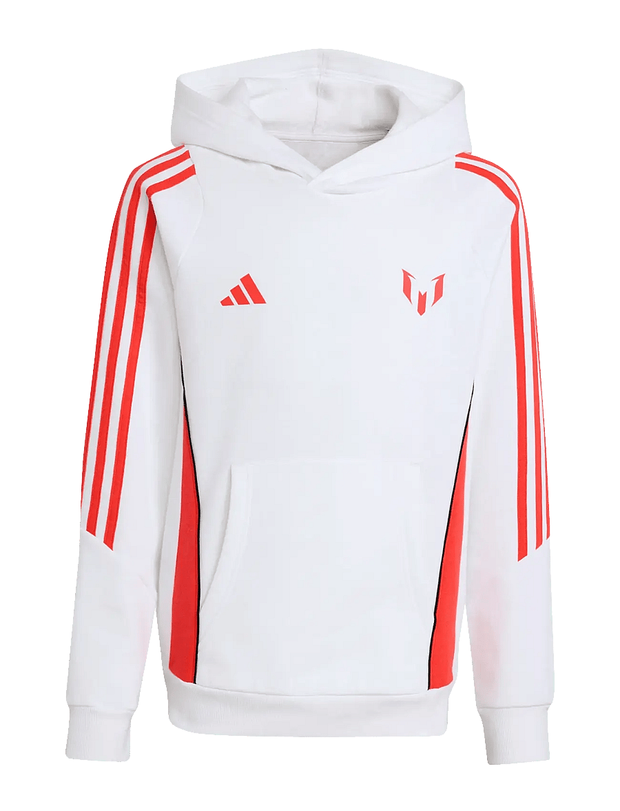 adidas Performance - MESSI HOODY Y - bluzy z kapturem - white - 1