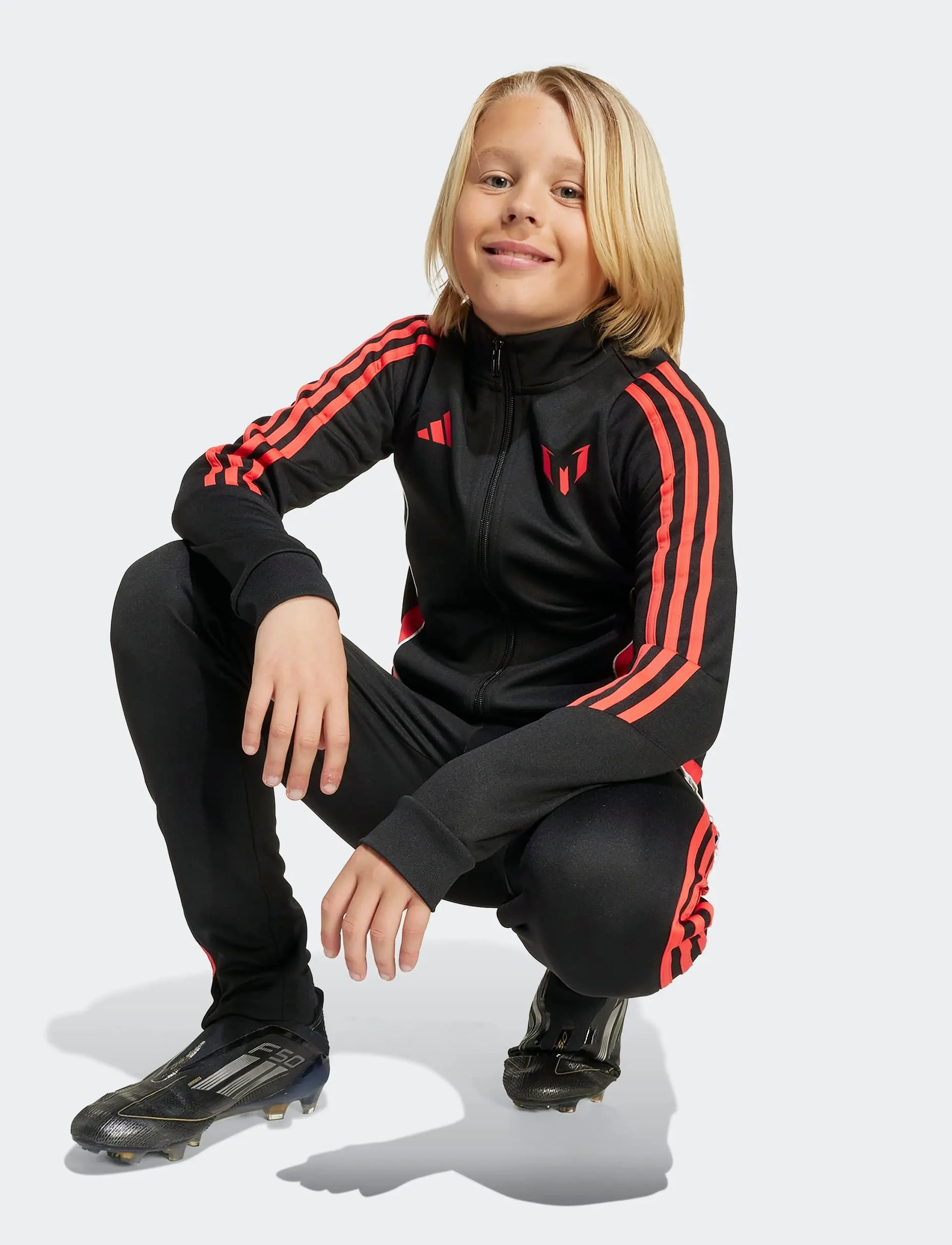 adidas Performance - MESSI JKT Y - sweatshirts & huvtröjor - black - 3