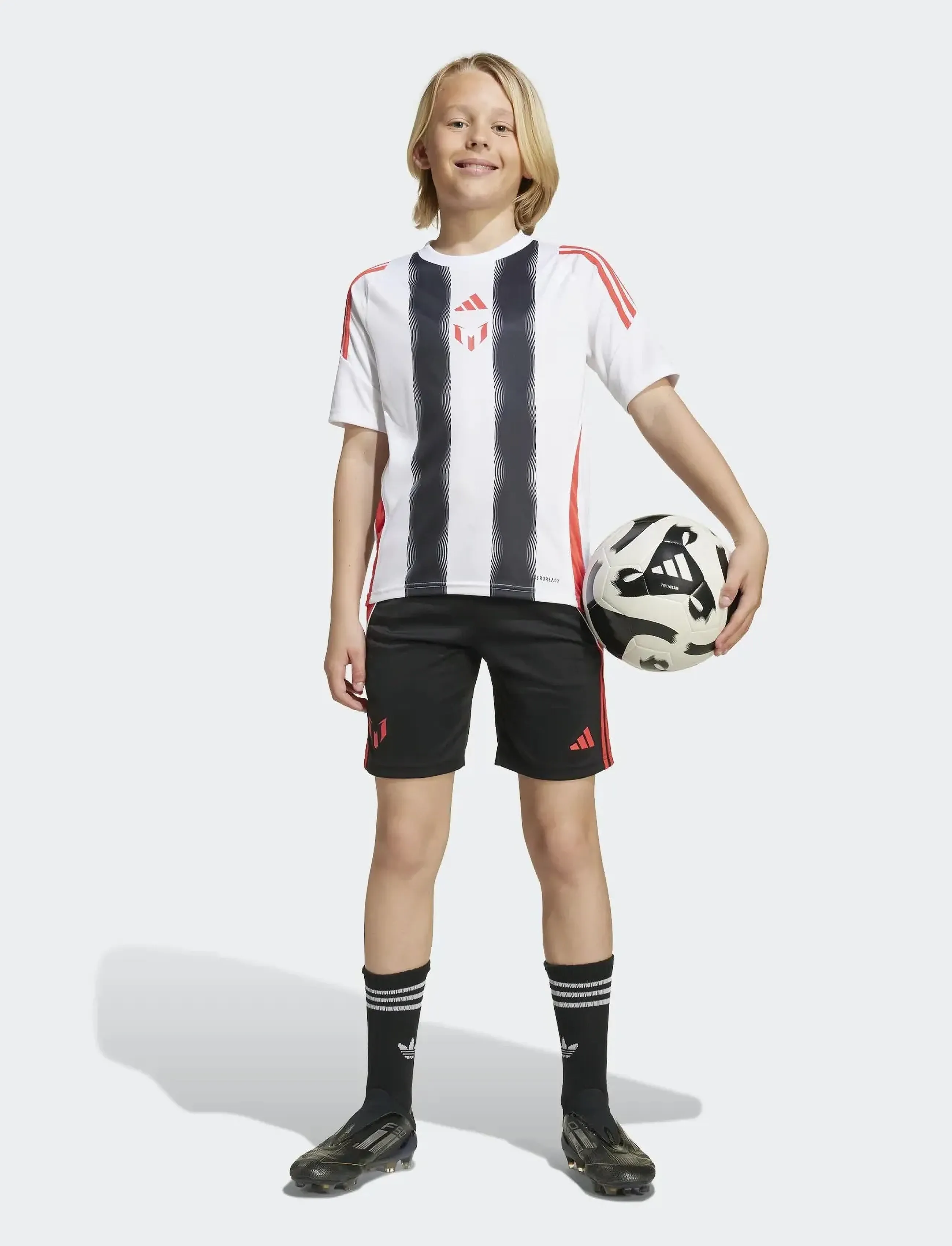 adidas Performance Messi Short Y, 152, Shorts, Schwarz - Sport Kinder