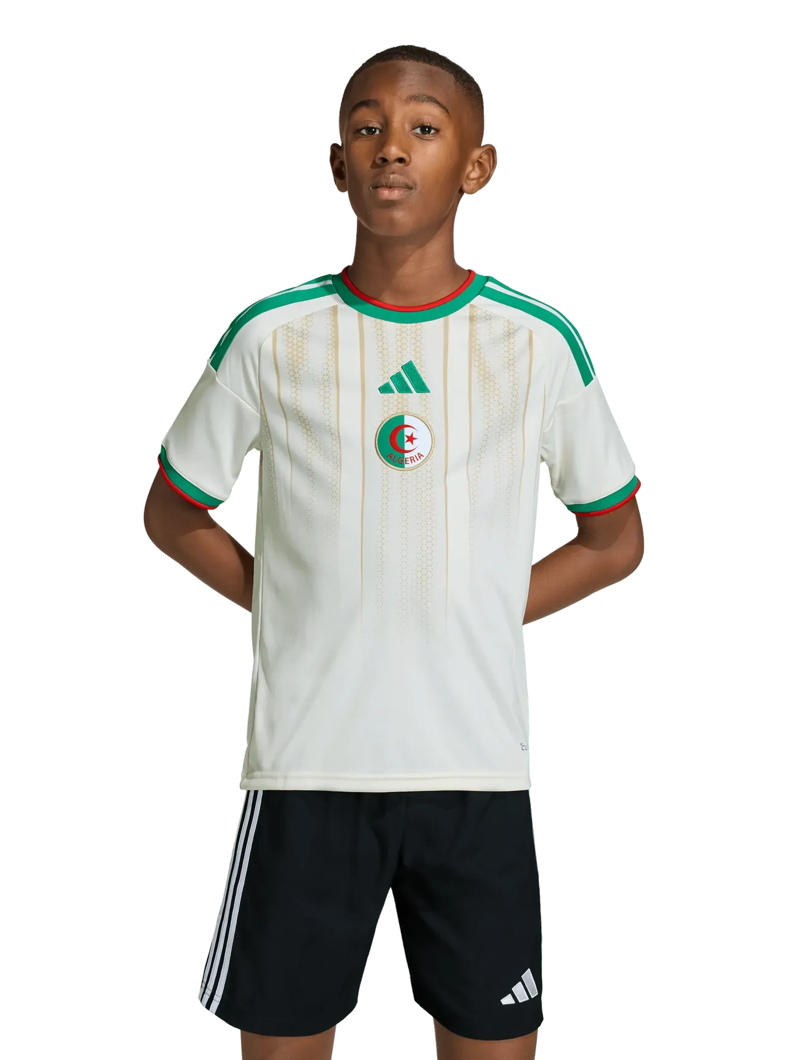 adidas Performance Faf H Jsy Y, Algeriet Hjemme Fodboldtrøje, Hvid, Str: 128