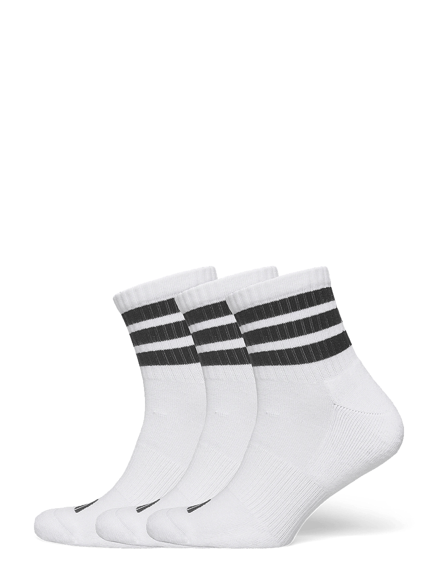 adidas Performance - 3S ESS C MID 3P - sportstrømper - white/black/black - 0