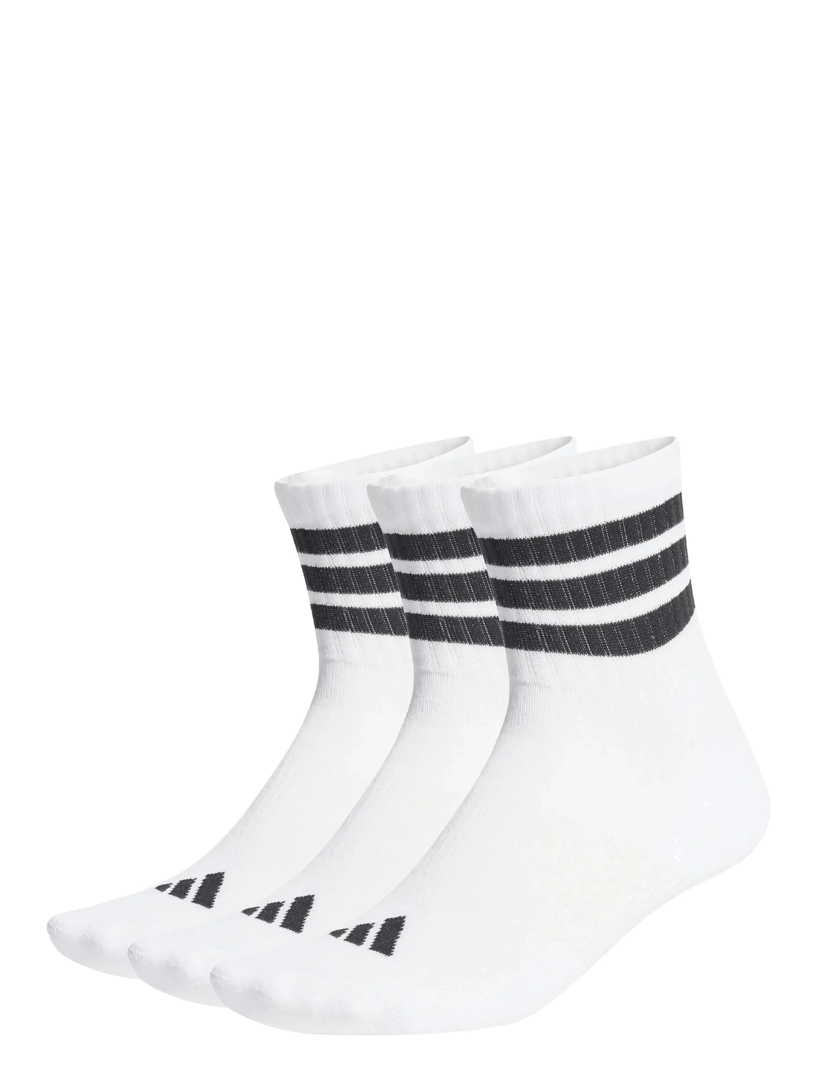 adidas Performance 3S ESS C MID 3P - Kleidung - WHITE/BLACK/BLACK / white