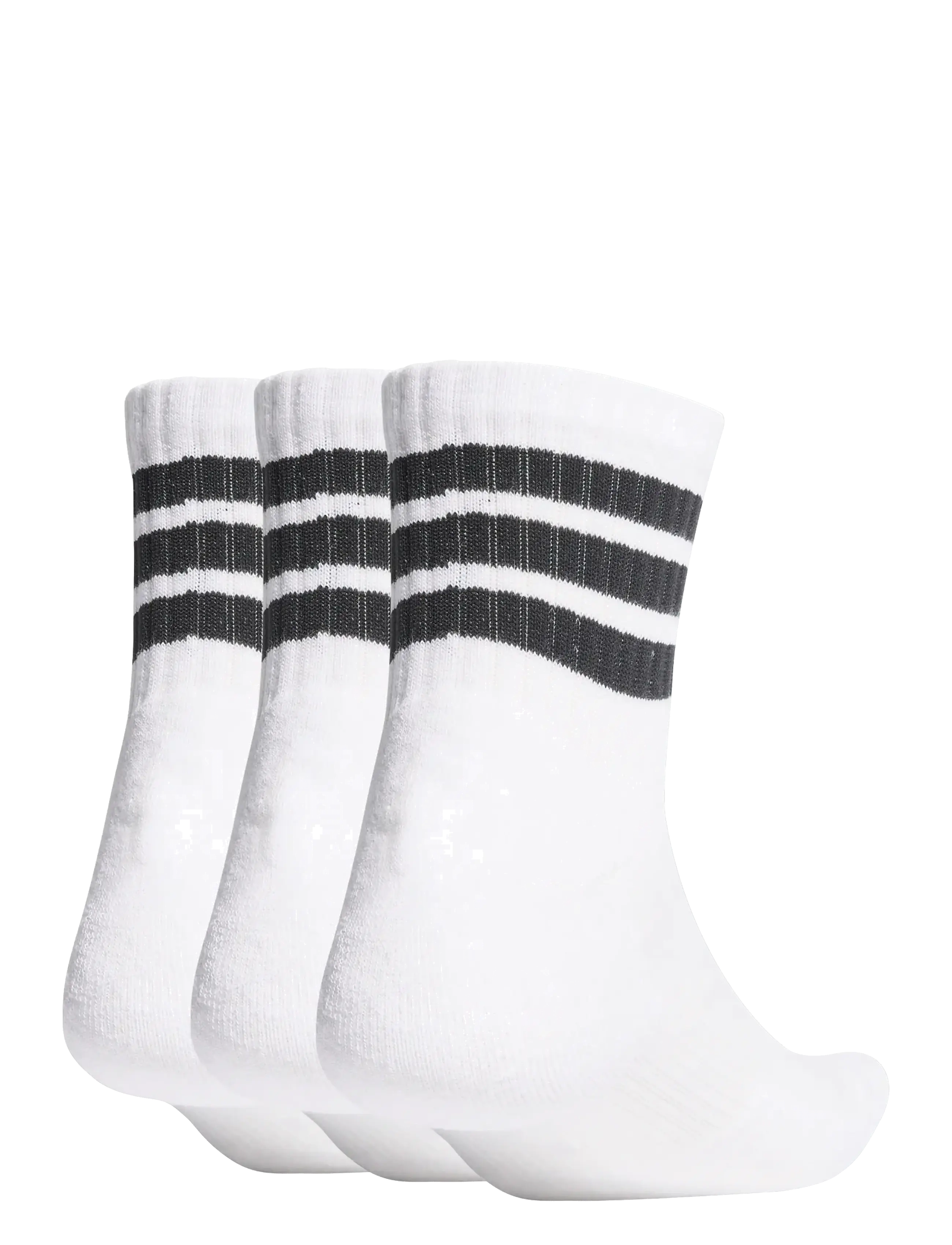 adidas Performance - 3S ESS C MID 3P - sporta zeķes - white/black/black - 1
