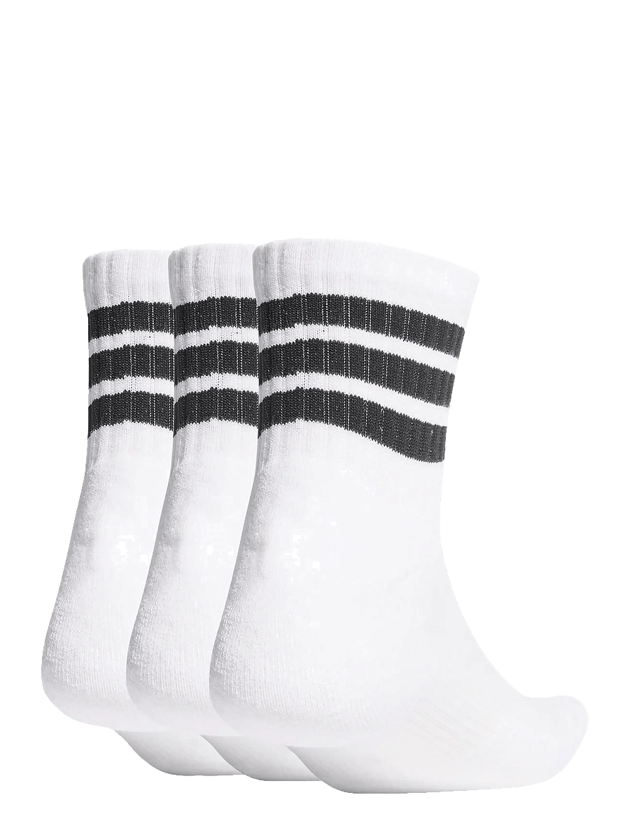 adidas Performance - 3S ESS C MID 3P - sportstrømper - white/black/black - 1