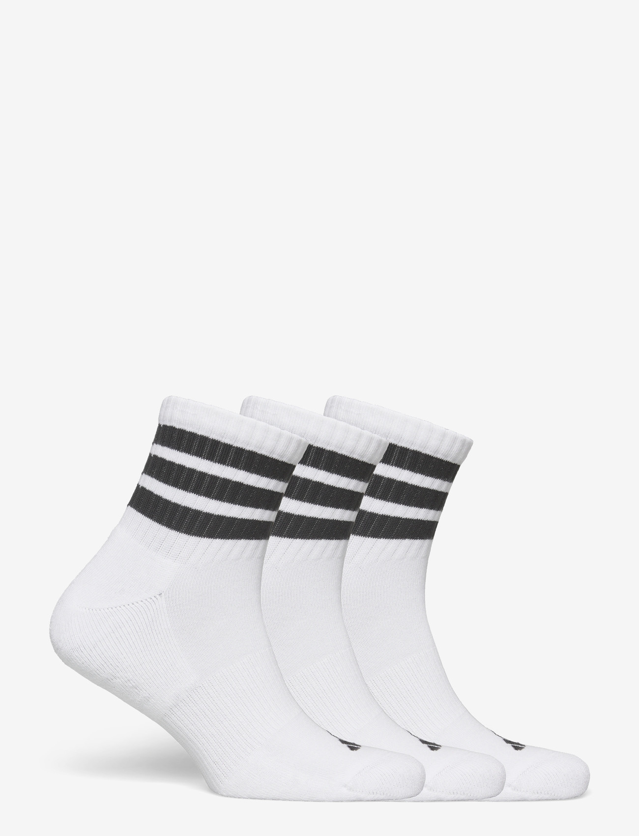 adidas Performance - 3S ESS C MID 3P - sportstrømper - white/black/black - 1