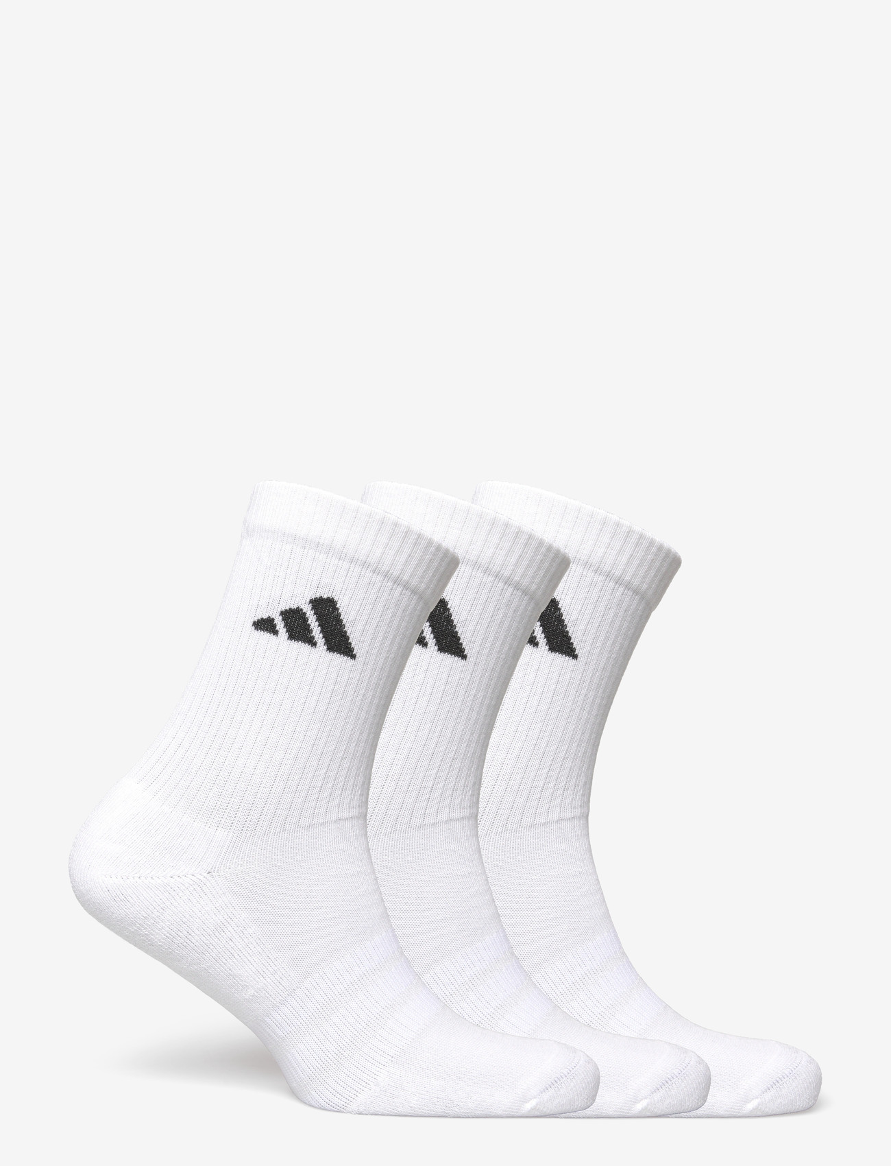 adidas Performance - C ESS CRW 3P - sportsocken - white/white/black - 1