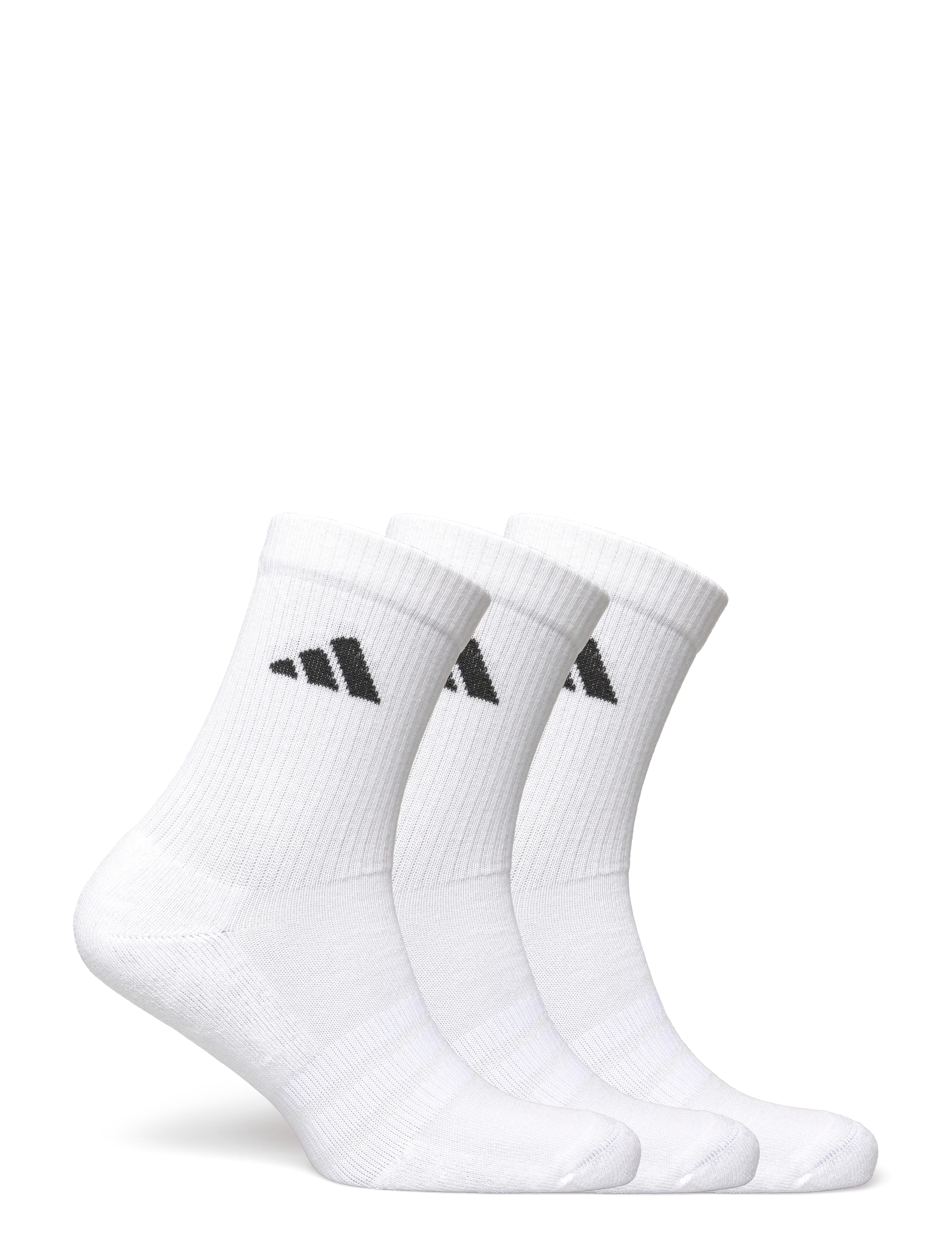 adidas Performance - C ESS CRW 3P - träningsstrumpor - white/white/black - 4
