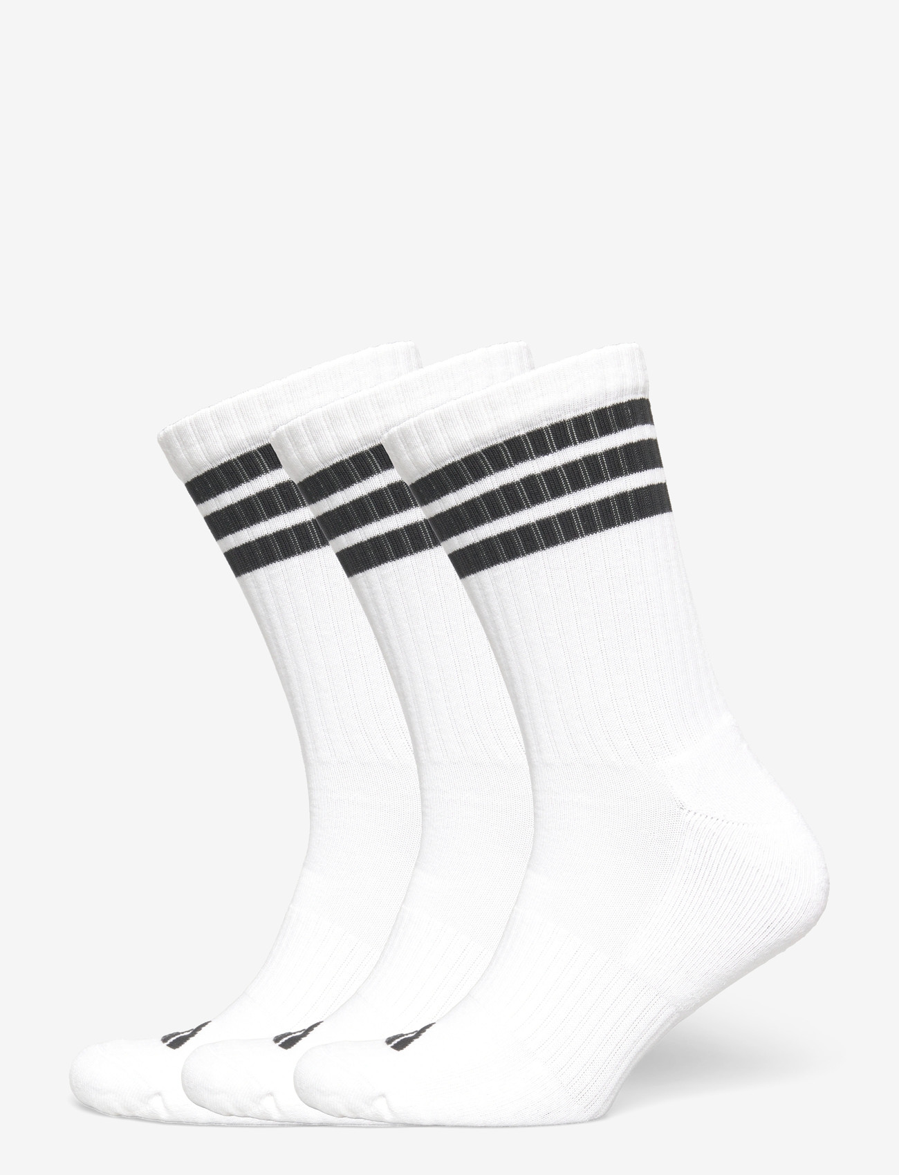 adidas Performance - 3S ESS C CRW 3P - sportsocken - white/black/black - 0