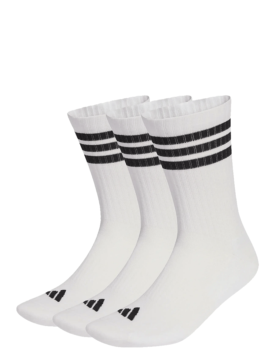 adidas Performance - 3S ESS C CRW 3P - strümpfe - white/black/black - 0