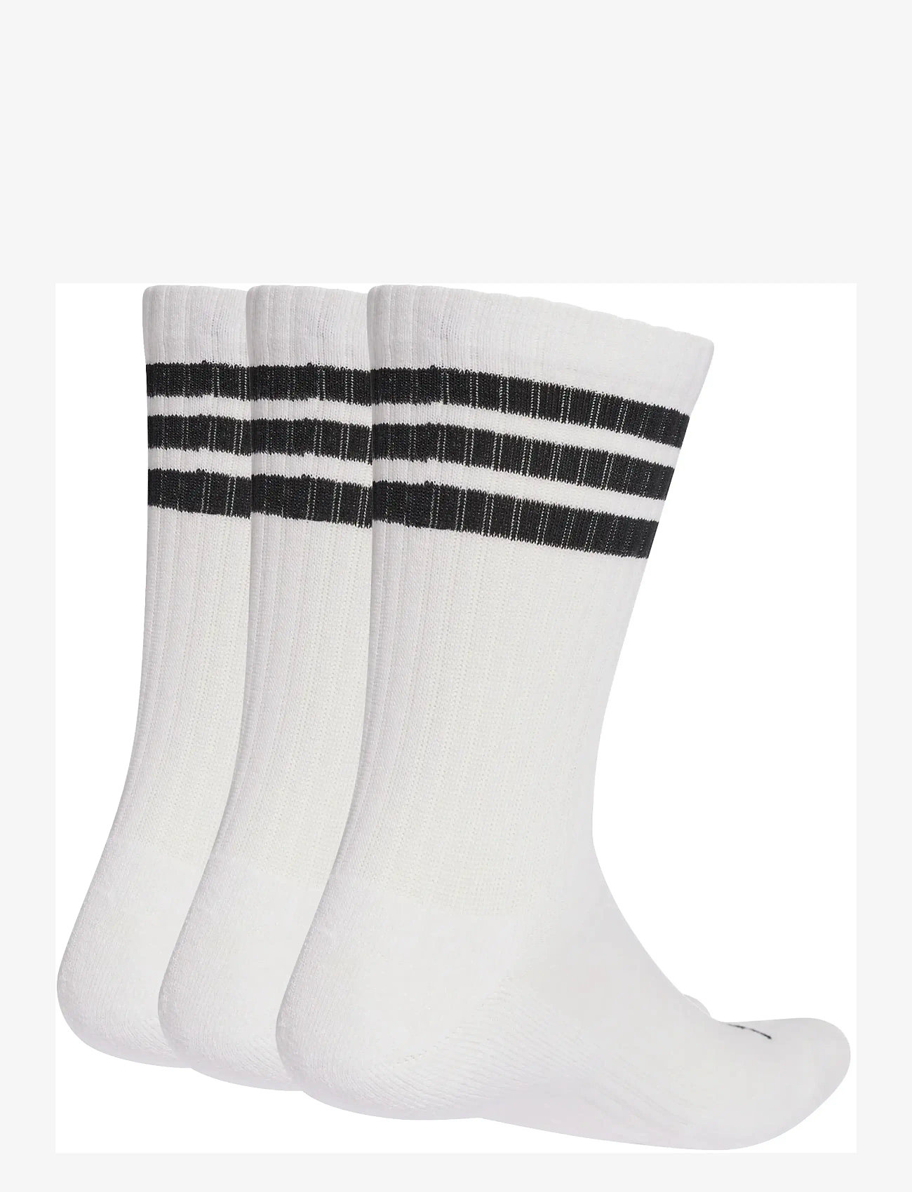 adidas Performance - 3S ESS C CRW 3P - sportstrømper - white/black/black - 1