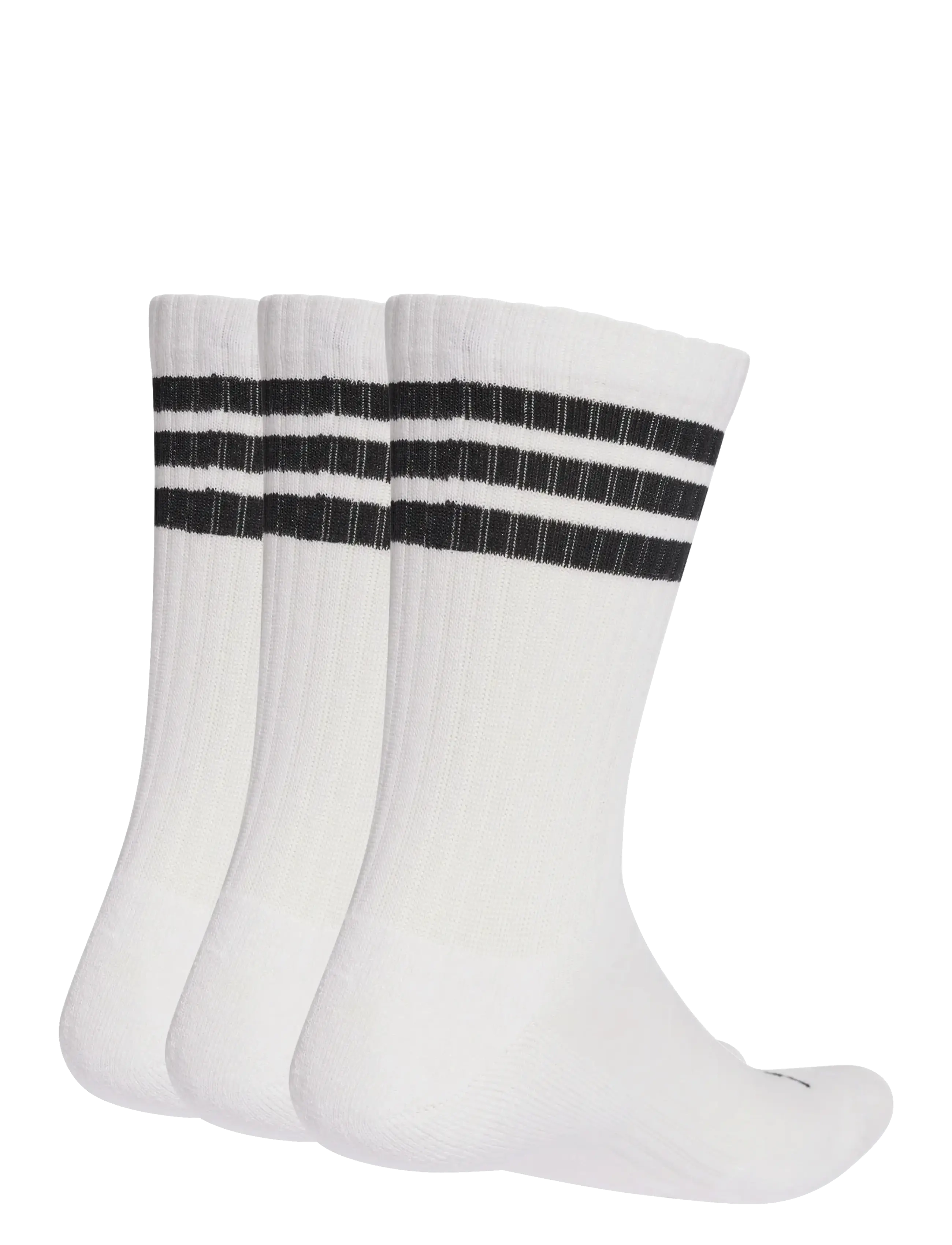 adidas Performance - 3S ESS C CRW 3P - strümpfe - white/black/black - 1