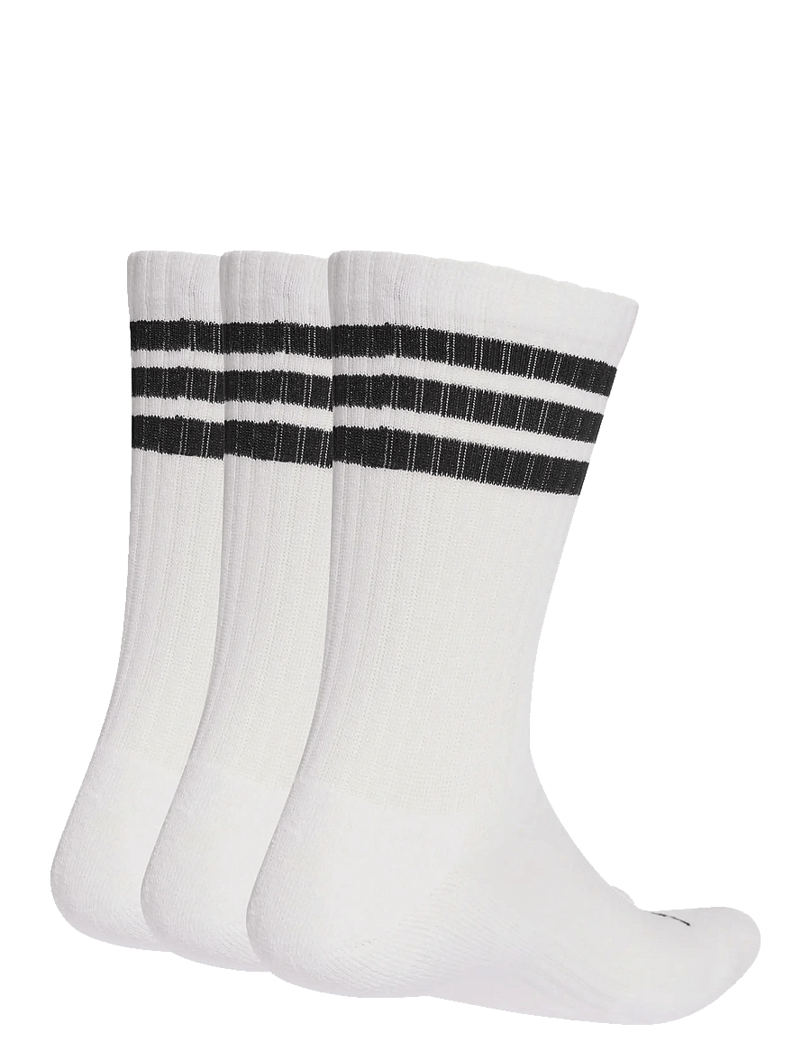 adidas Performance - 3S ESS C CRW 3P - strümpfe - white/black/black - 1