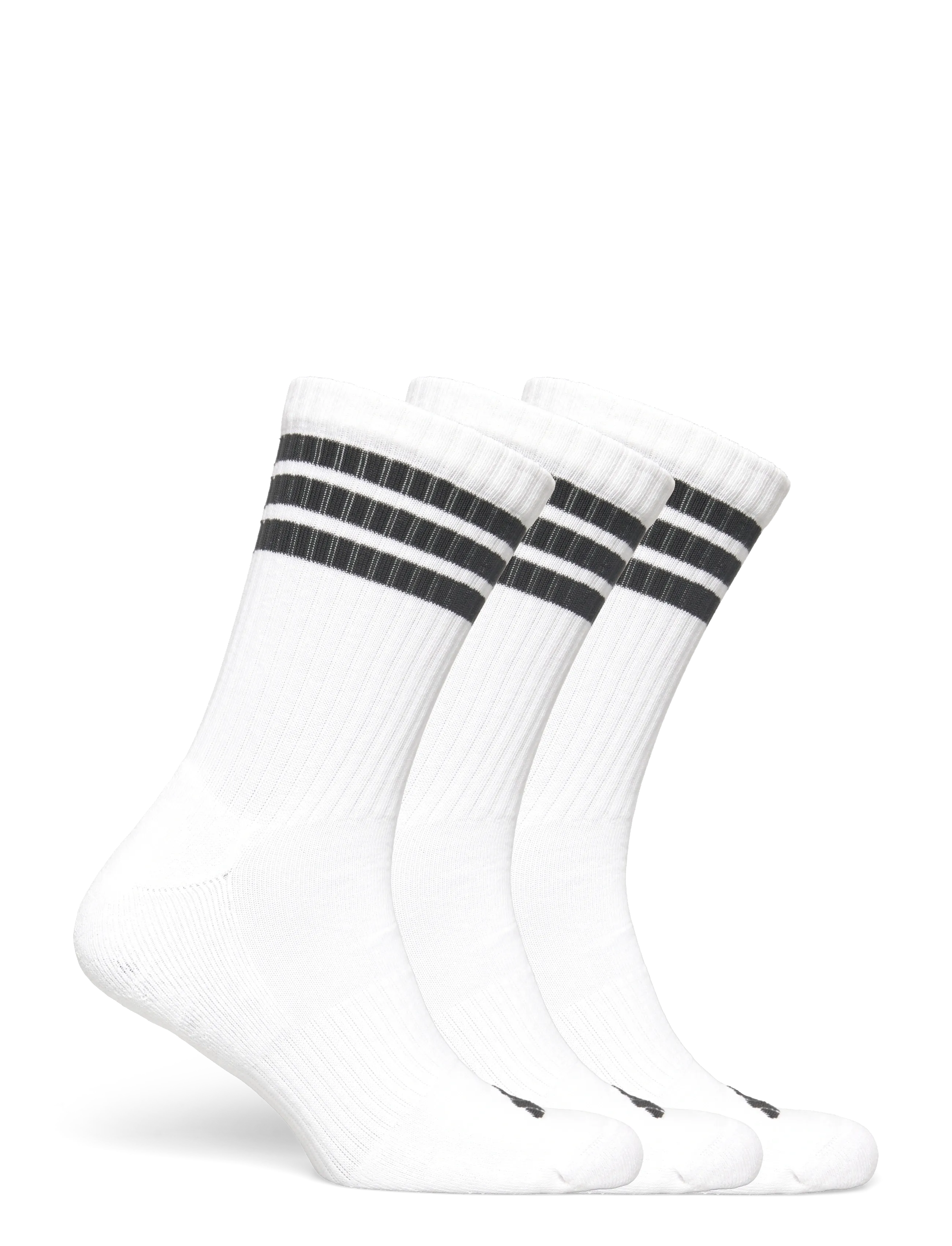adidas Performance - 3S ESS C CRW 3P - strümpfe - white/black/black - 4
