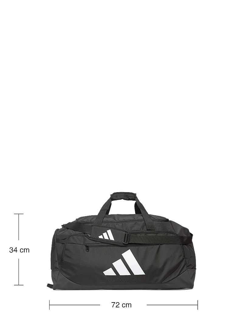 adidas Performance - TRA DEF DUF L - gym bags - black/white - 3