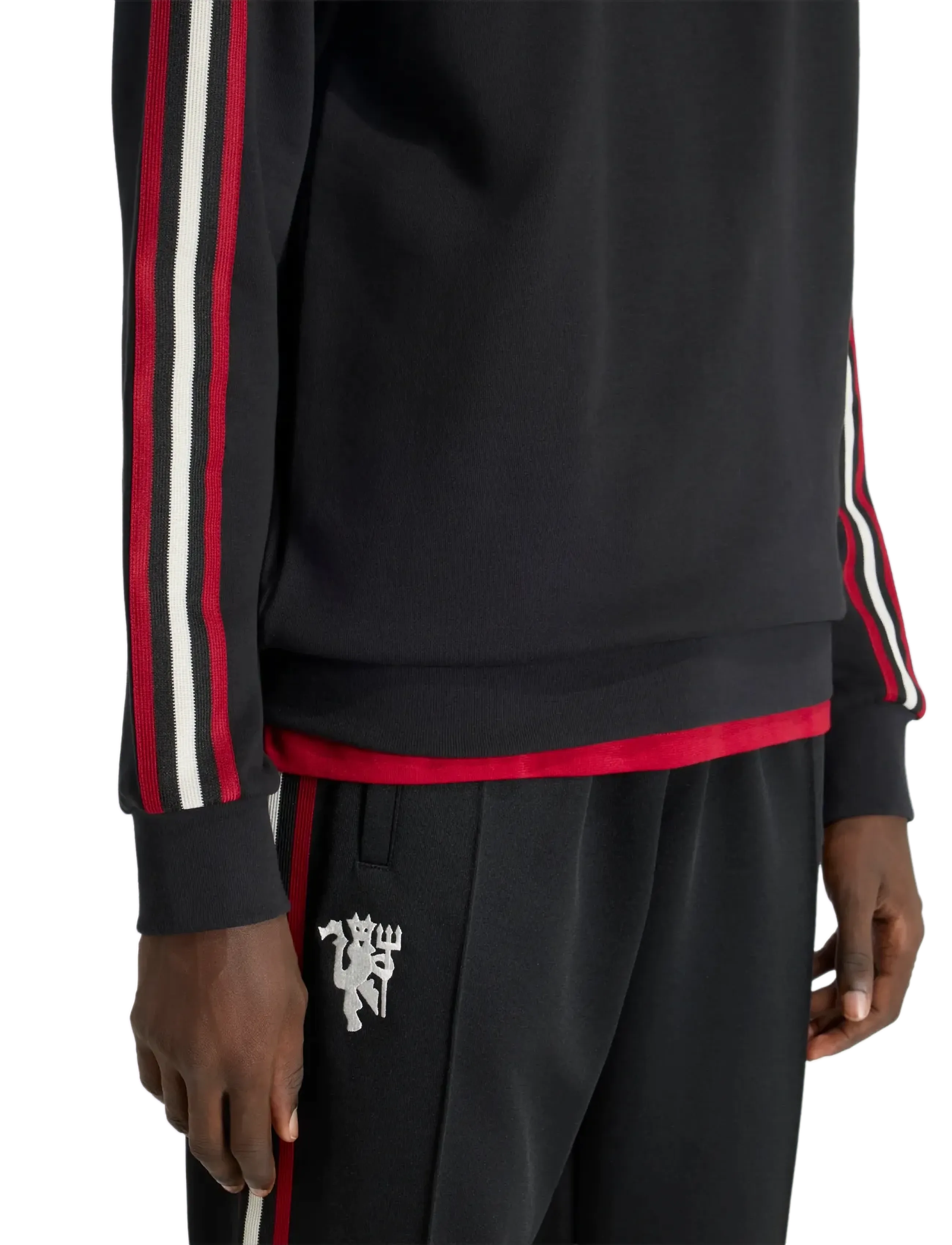 adidas Performance - MUFC OG HZIP - tops - black - 4