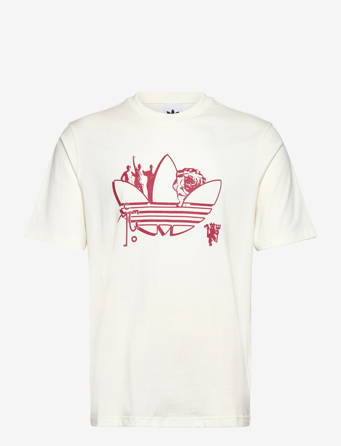 adidas Performance - MUFC GR TEE - tops & t-shirts - owhite - 0