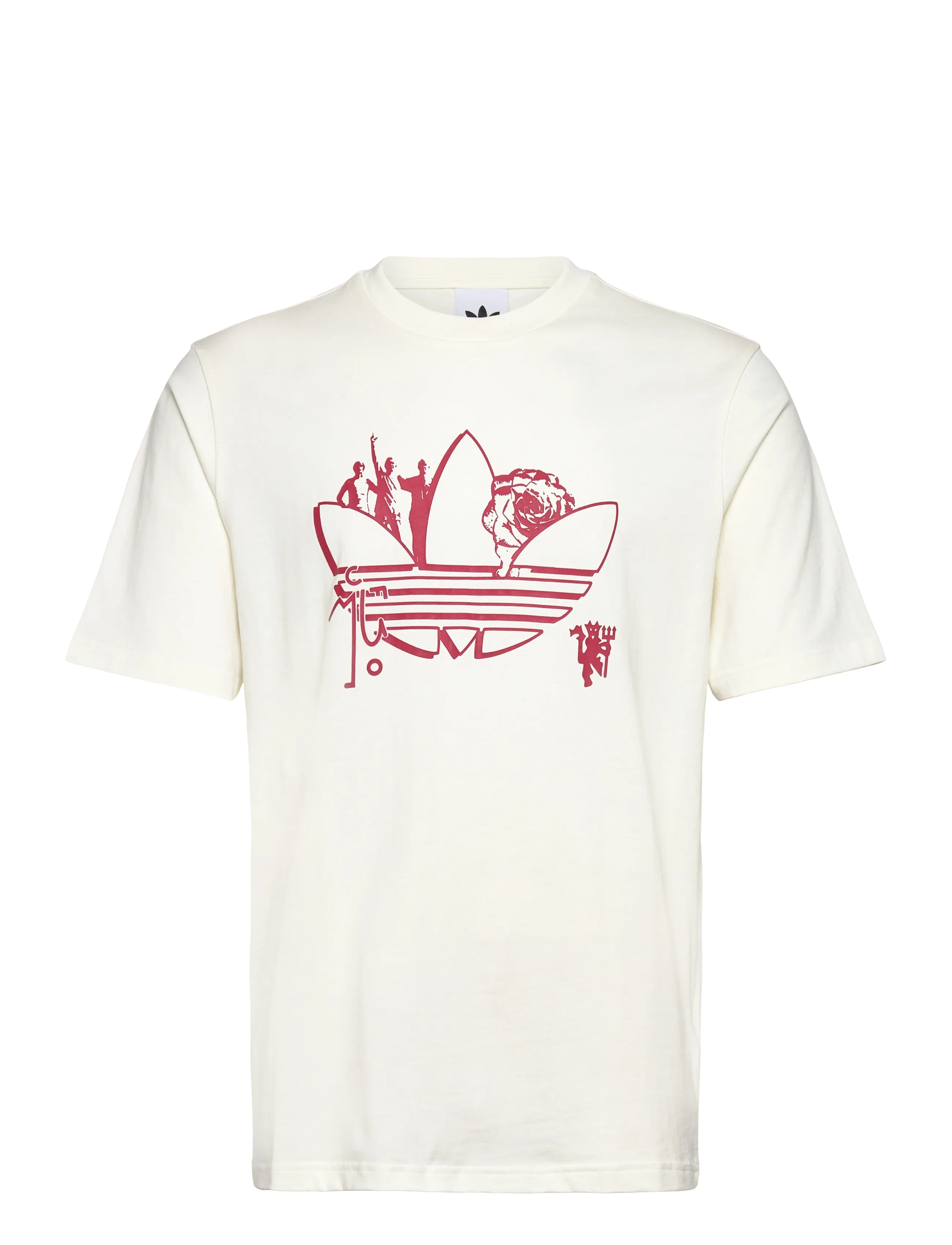 adidas Performance MUFC GR TEE - Överdelar - OWHITE / cream